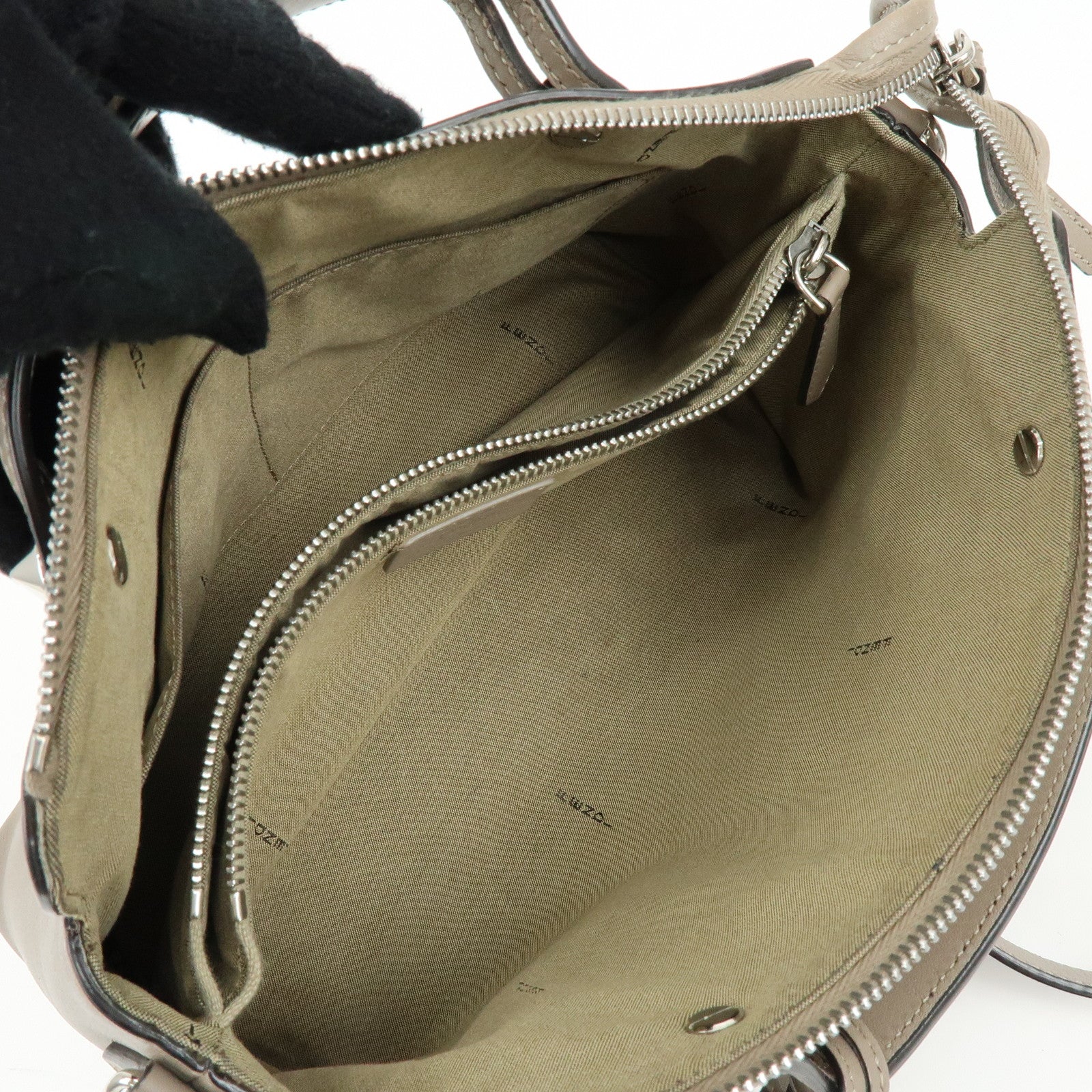 FENDI By The Way Calf Leather 2Way Bag Hand Bag Shoulder Bag 8BL146