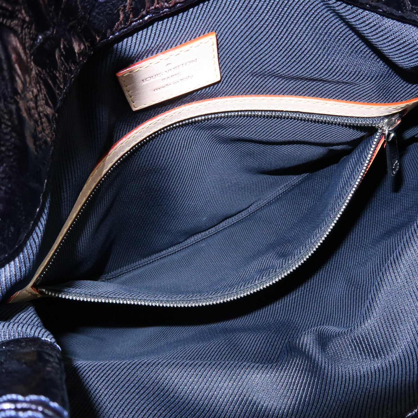 Louis Vuitton Monogram PVC Canvas Limelight Clutch PM Bag Flat Bag Navy