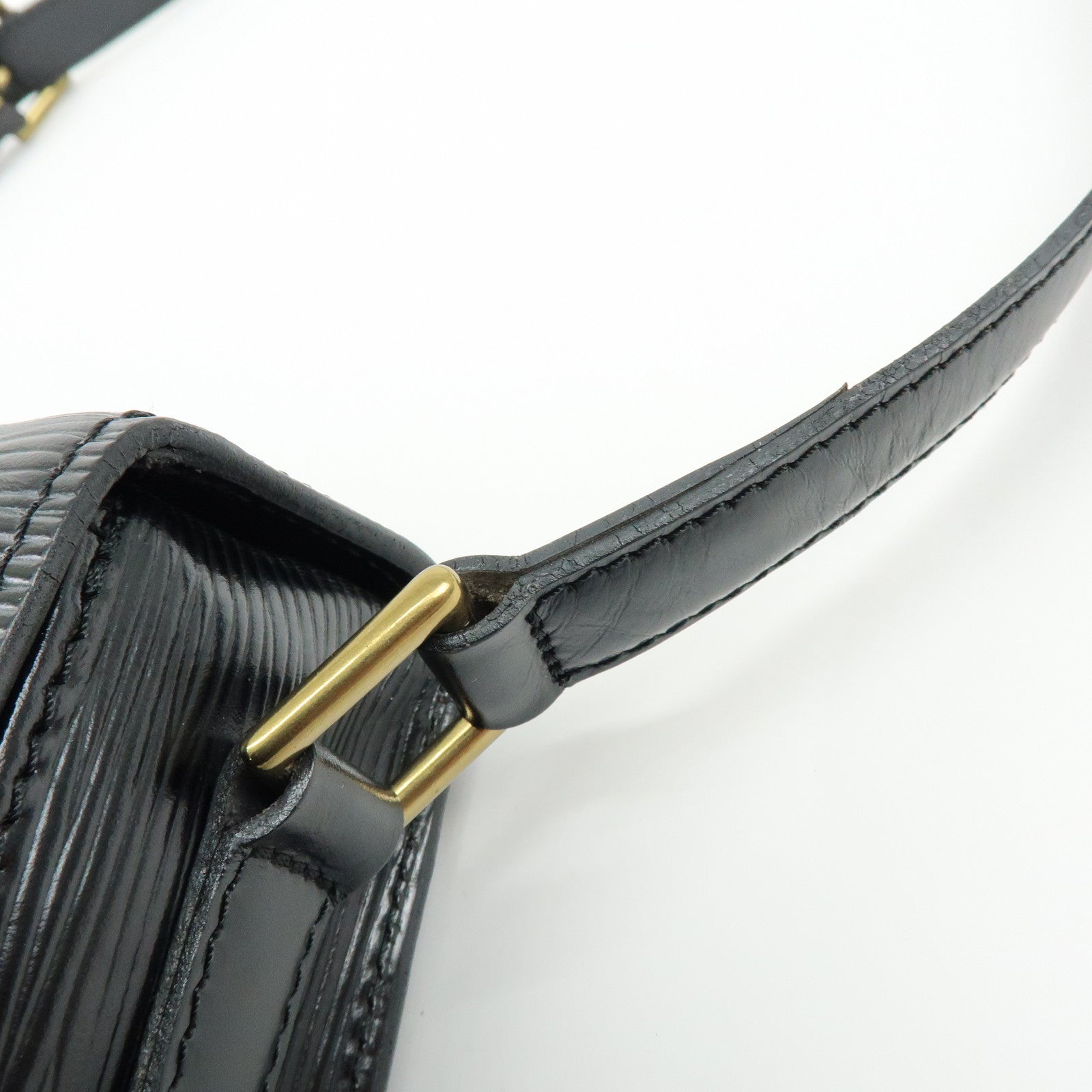 Louis Vuitton Epi Saint Cloud Shoulder Bag Black Noir M52192
