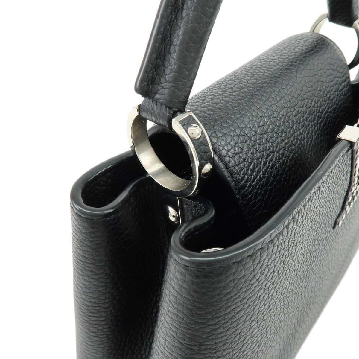 Louis Vuitton Capucines BB Taurillon Leather 2Way Hand Bag Noir M24728
