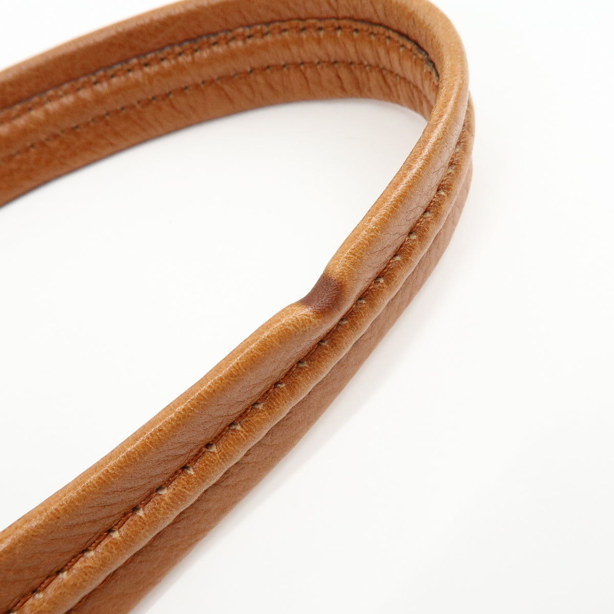 CELINE Macadam Leather Shoulder Bag Boston Bag Brown