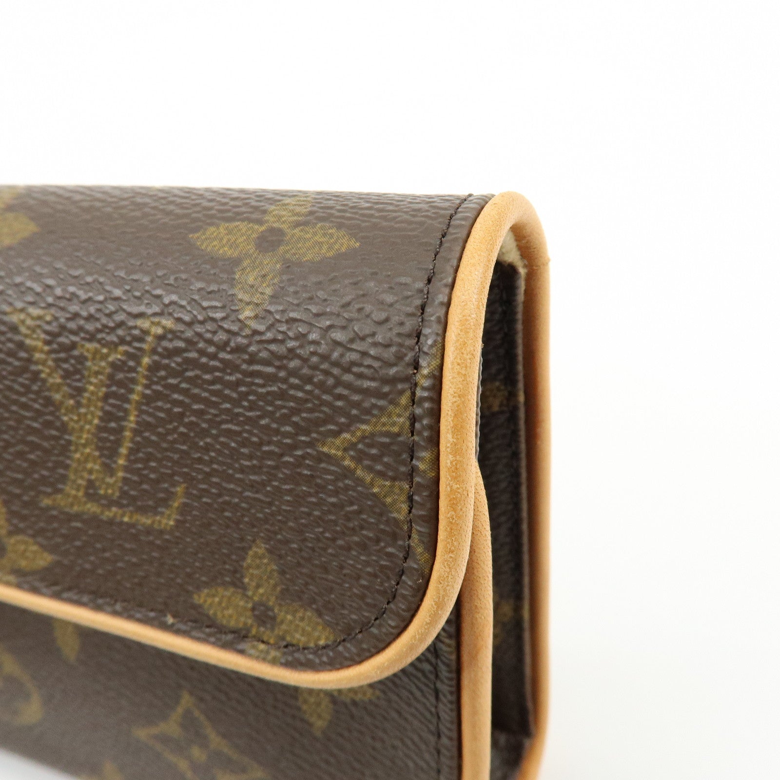 Louis Vuitton Monogram Pochette Florentine Waist Bag Belt XS M51855