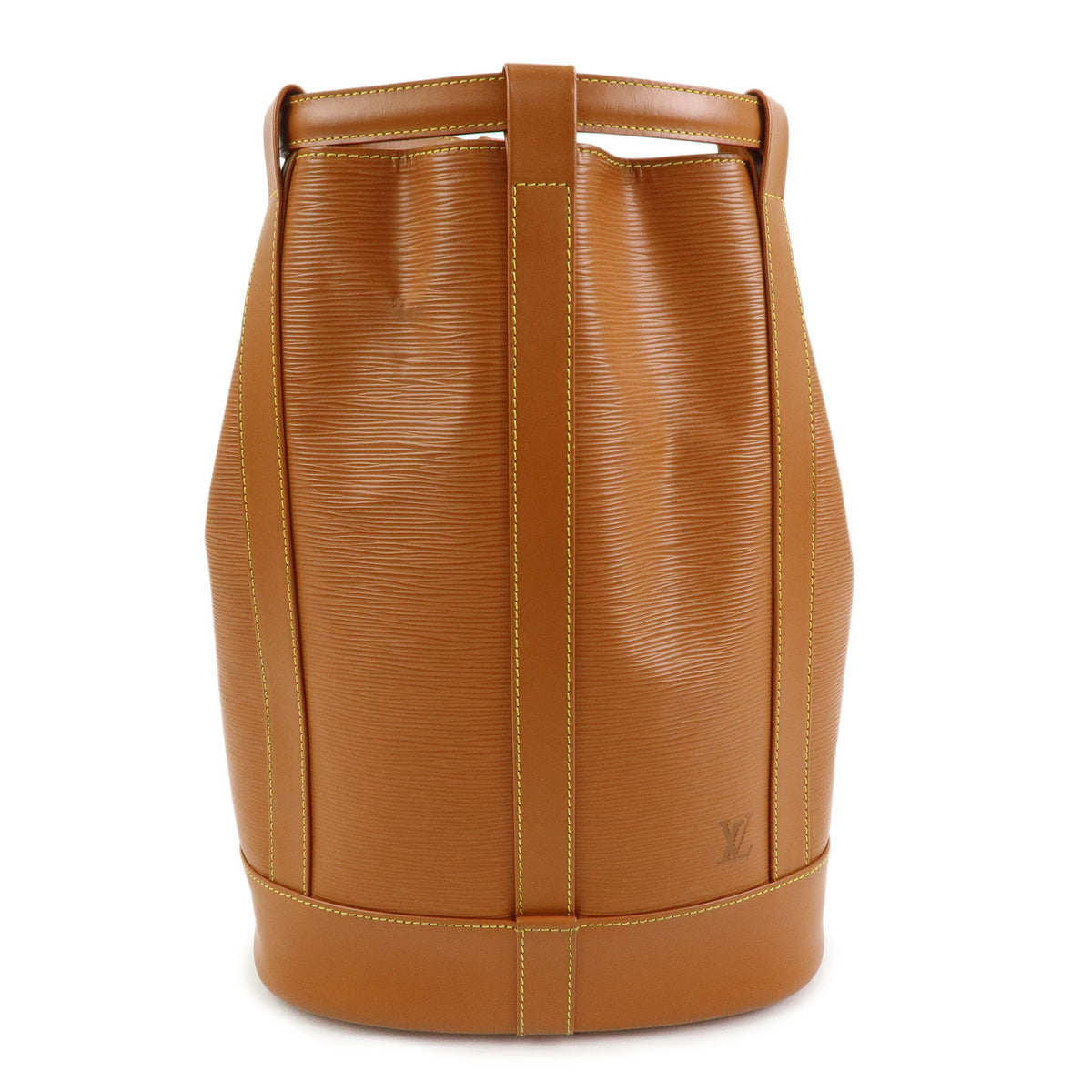 Louis Vuitton Epi Randonnee PM Shoulder Bag Zipang Gold M52358