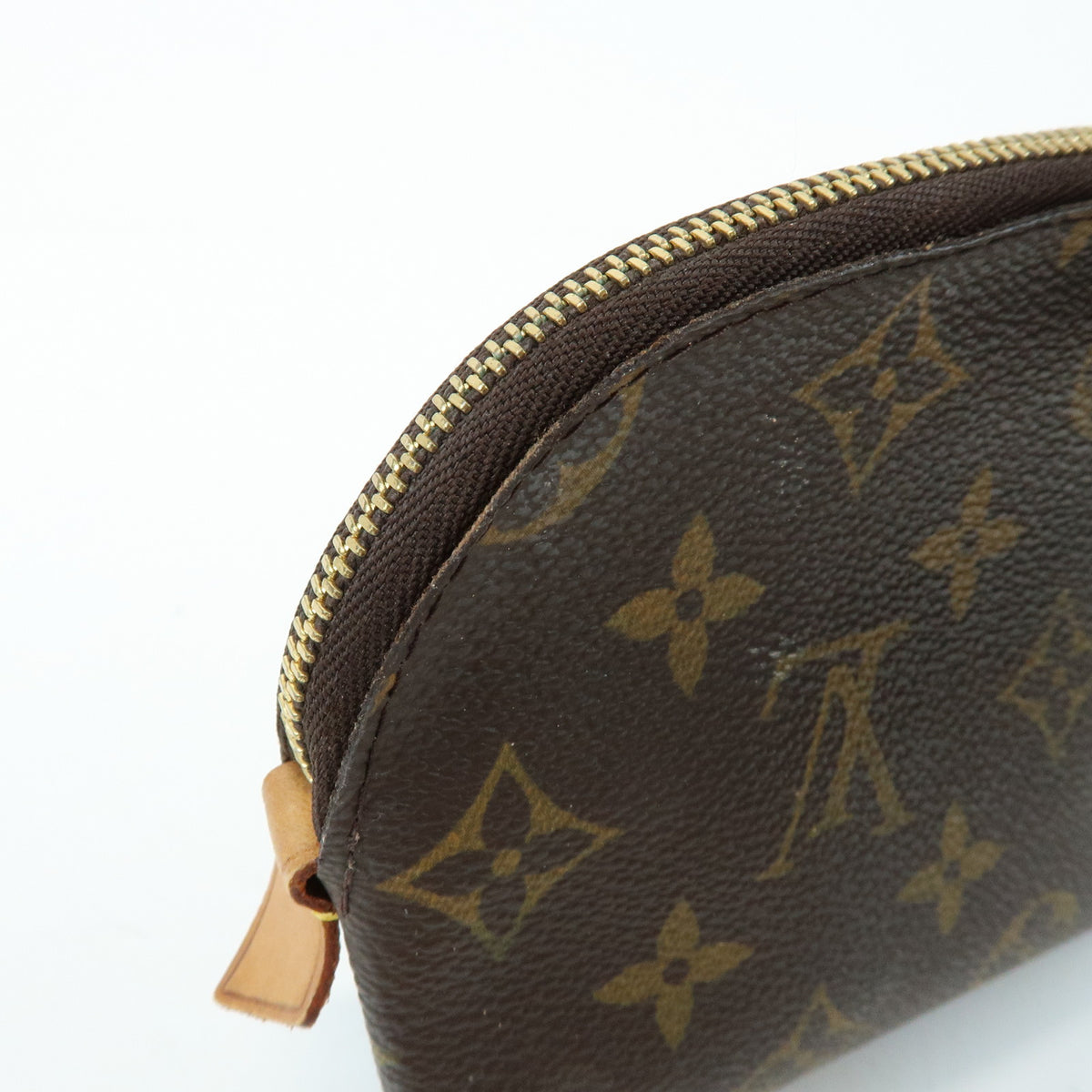 Louis Vuitton Monogram Pochette Cosmetic PM Pouch Brown M47515