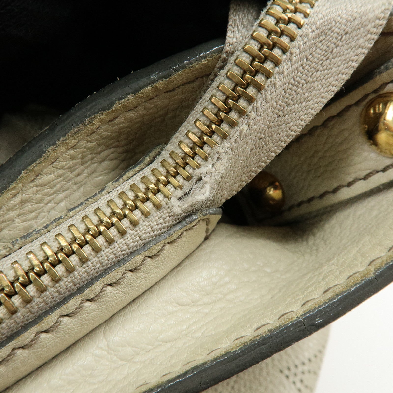 Louis Vuitton Monogram Mahina XS Shoulder Bag Gris Greige M95768
