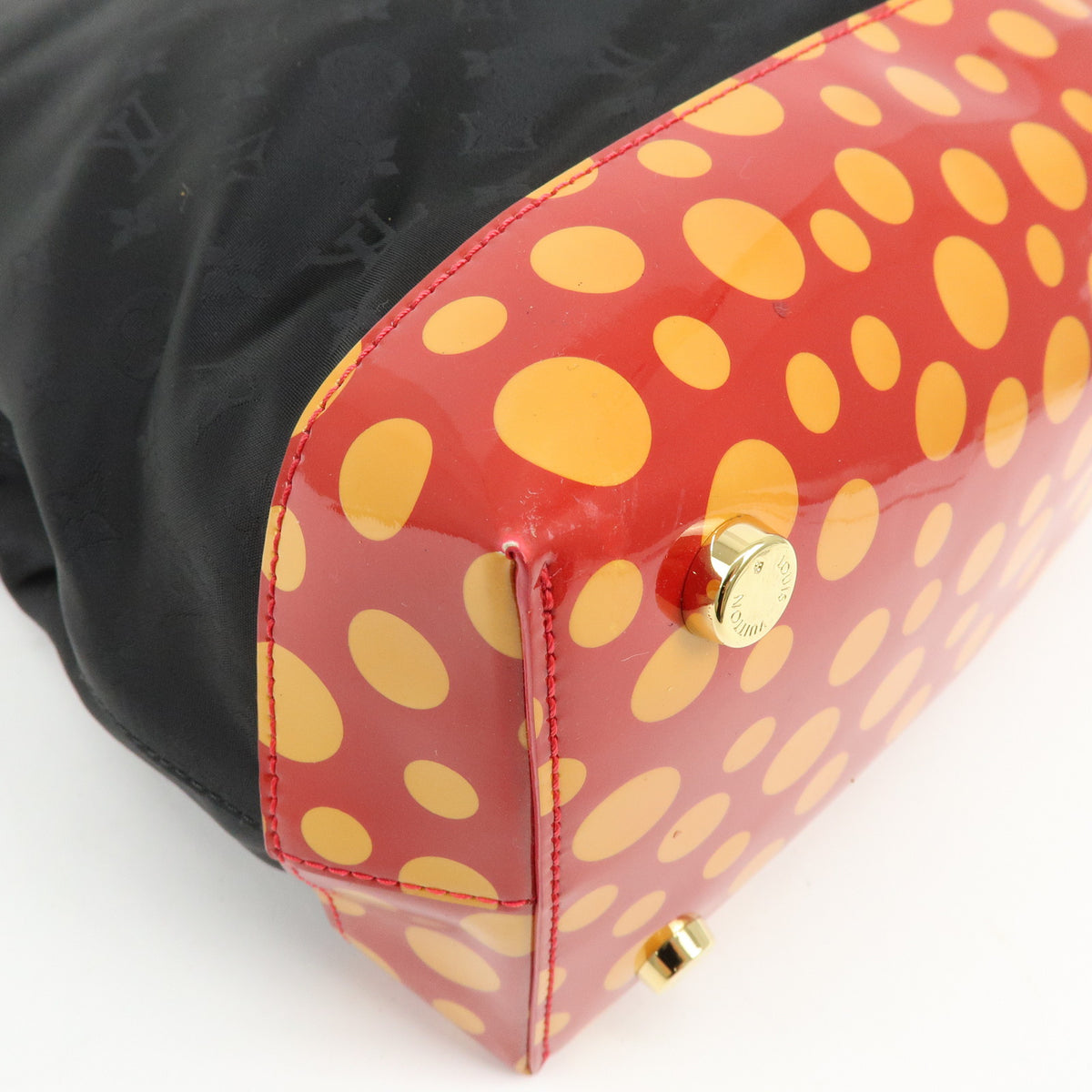 Louis Vuitton Yayoi Kusama Vernis Infinity Dot Lockit MM ToteBag M40681