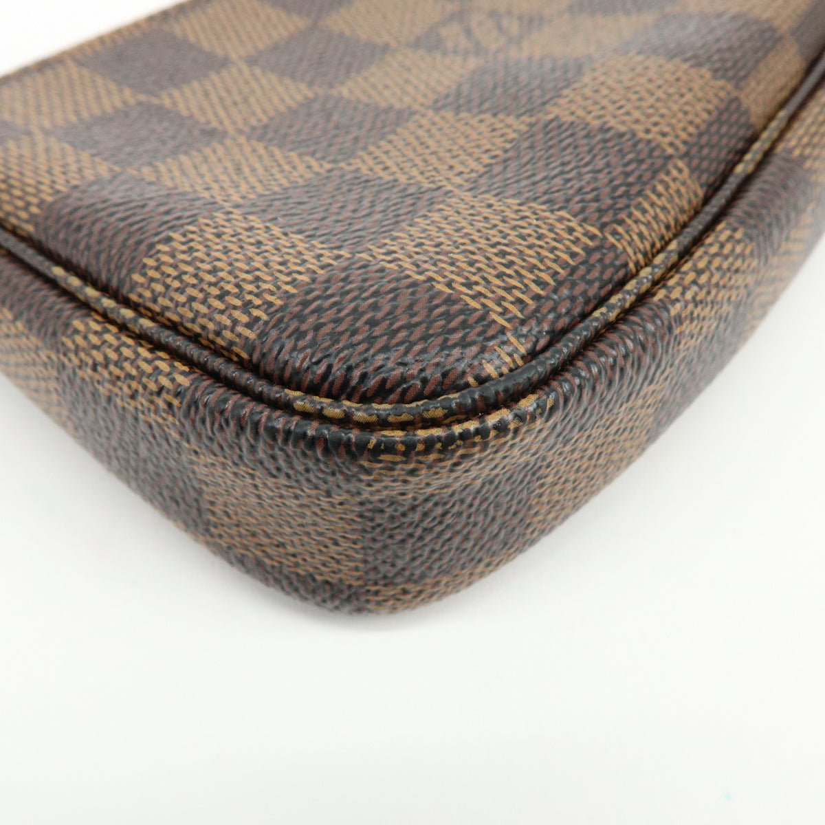 Louis Vuitton Damier T&B Mini Pochette Accessoires Pouch Brown N58011