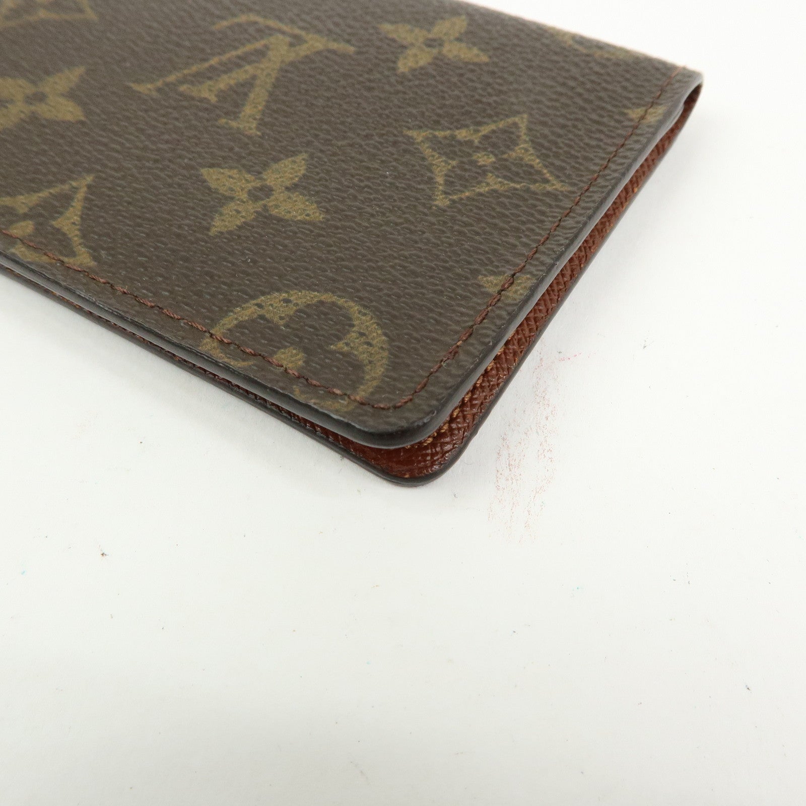 Louis Vuitton Monogram Porte 2 Cartes Vertical Card Case Brown M60533