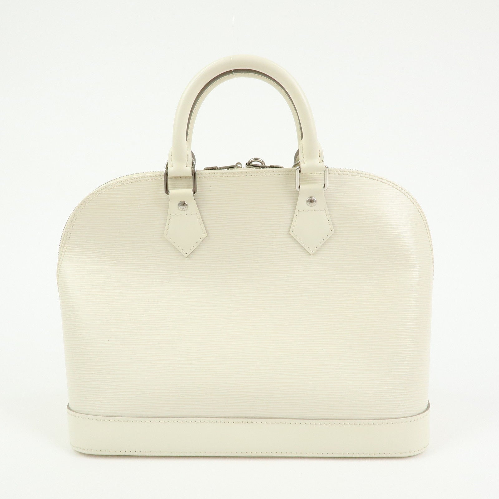 Louis Vuitton Epi Alma PM Hand Bag White Ivoire M5280J