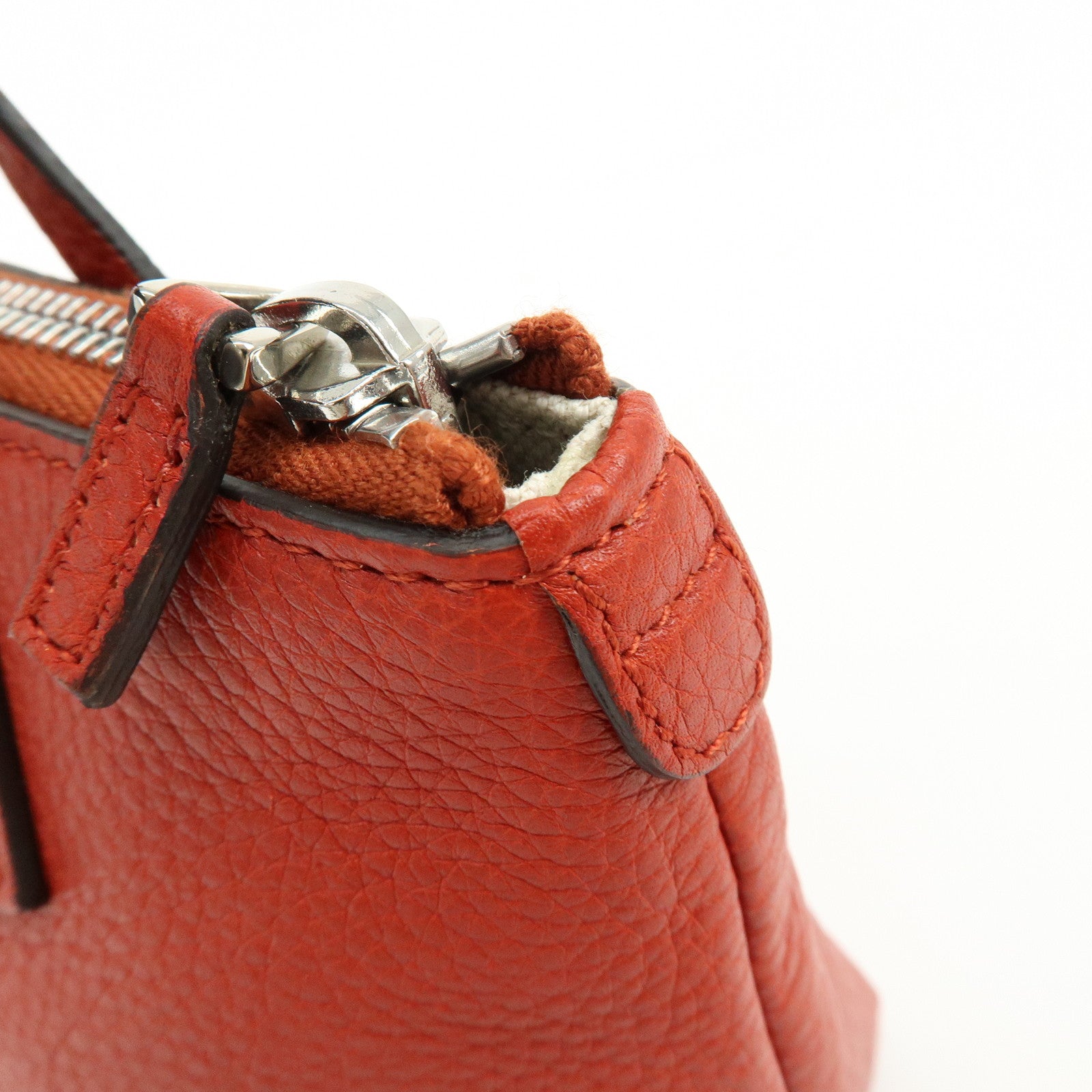 GUCCI Children's Interlocking G SOHO Leather Hand Bag Red 340618