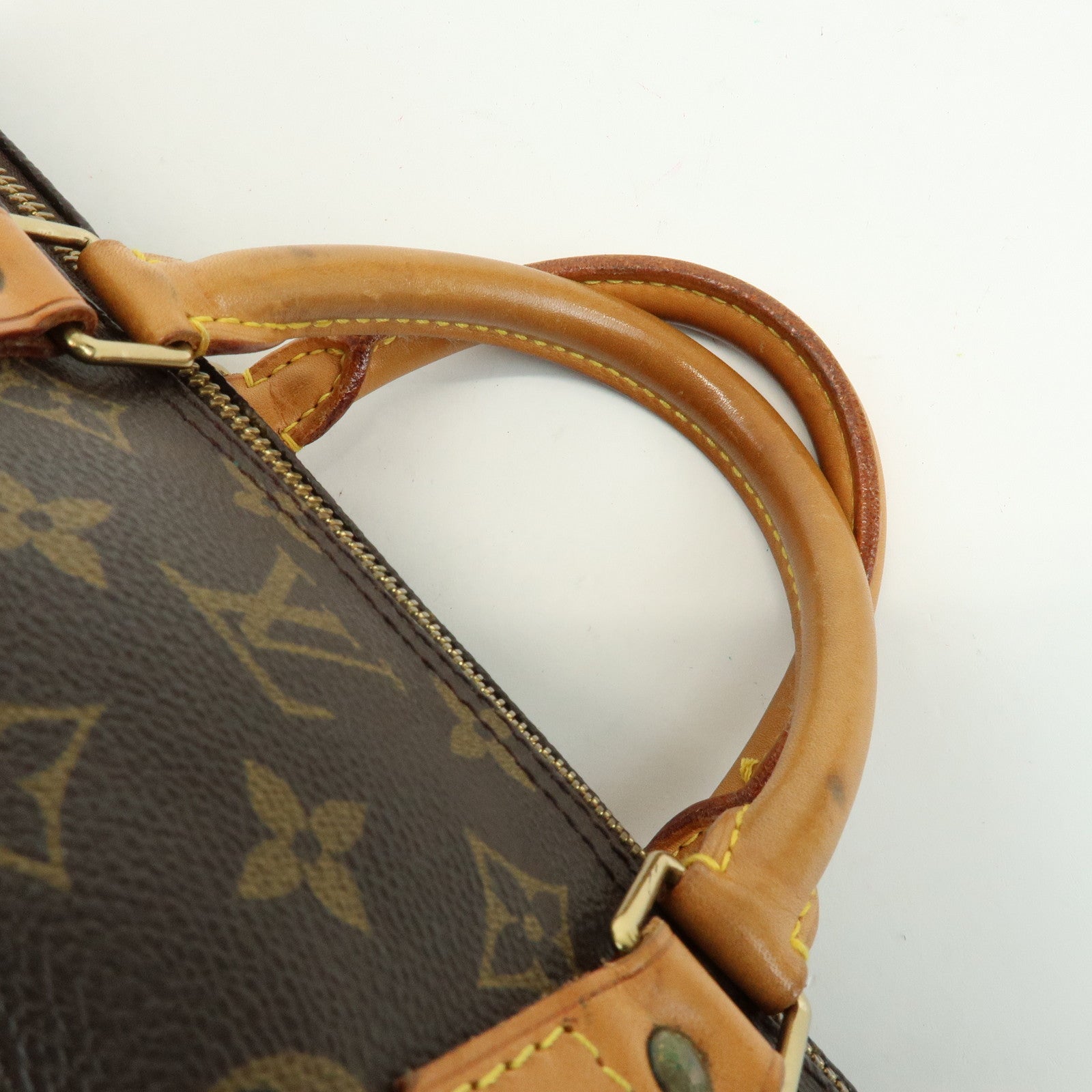 Louis Vuitton Monogram Speedy 40 Hand Bag Boston Bag Brown M41522
