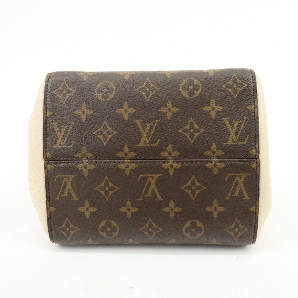 Louis Vuitton Monogram Fold Tote PM 2Way Bag Cerise Creme Noir M45389