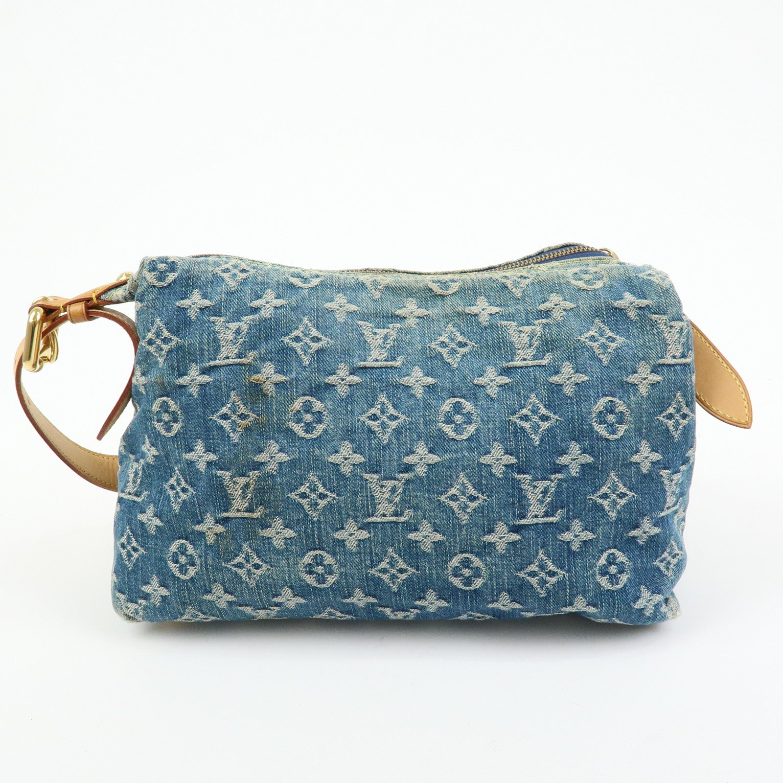 Louis Vuitton Monogram Denim Baggy PM 2Way Bag Shoulder Bag M95049