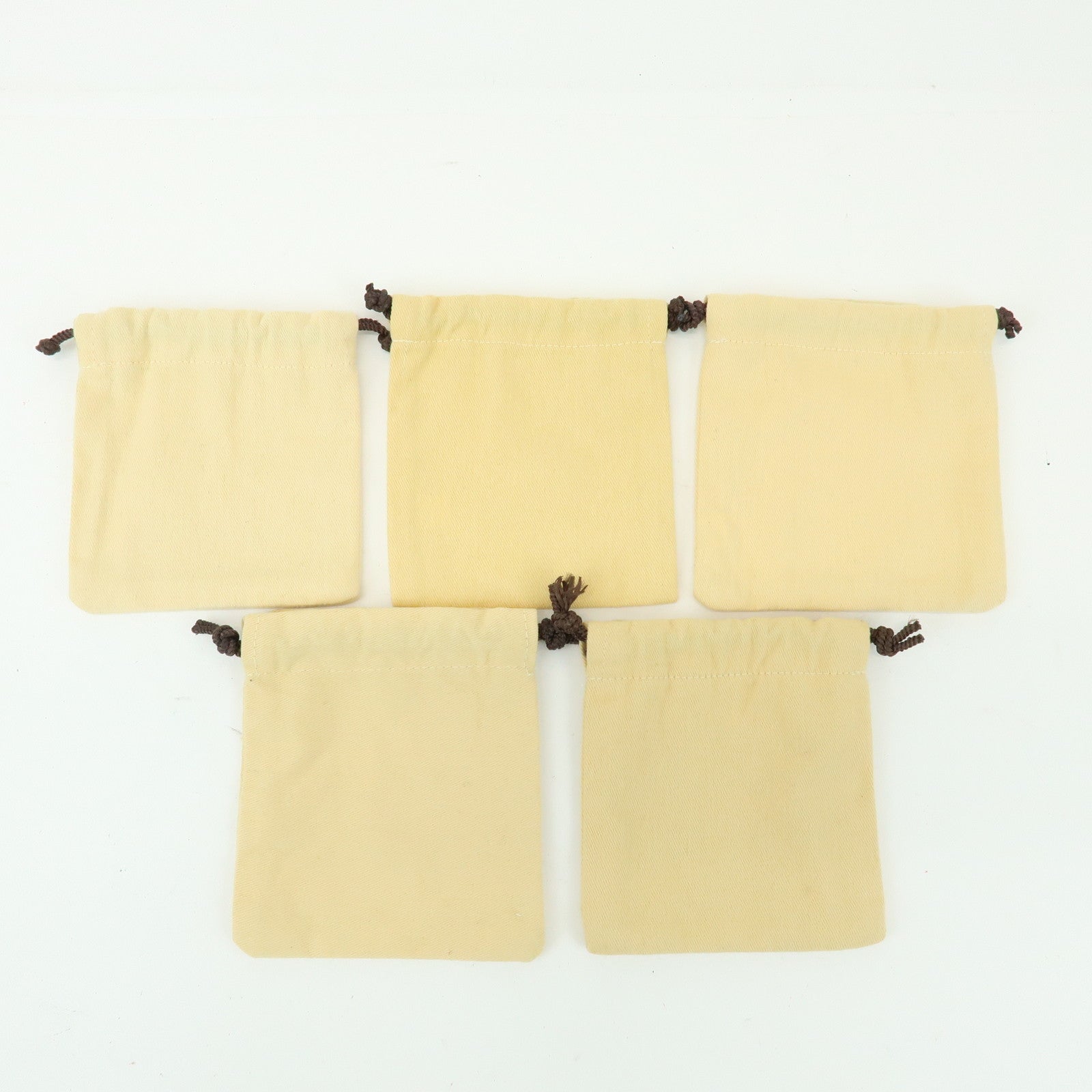 Loiuis Vuitton Set Of  32 Dust Bag Drawstring Style Beige Brown