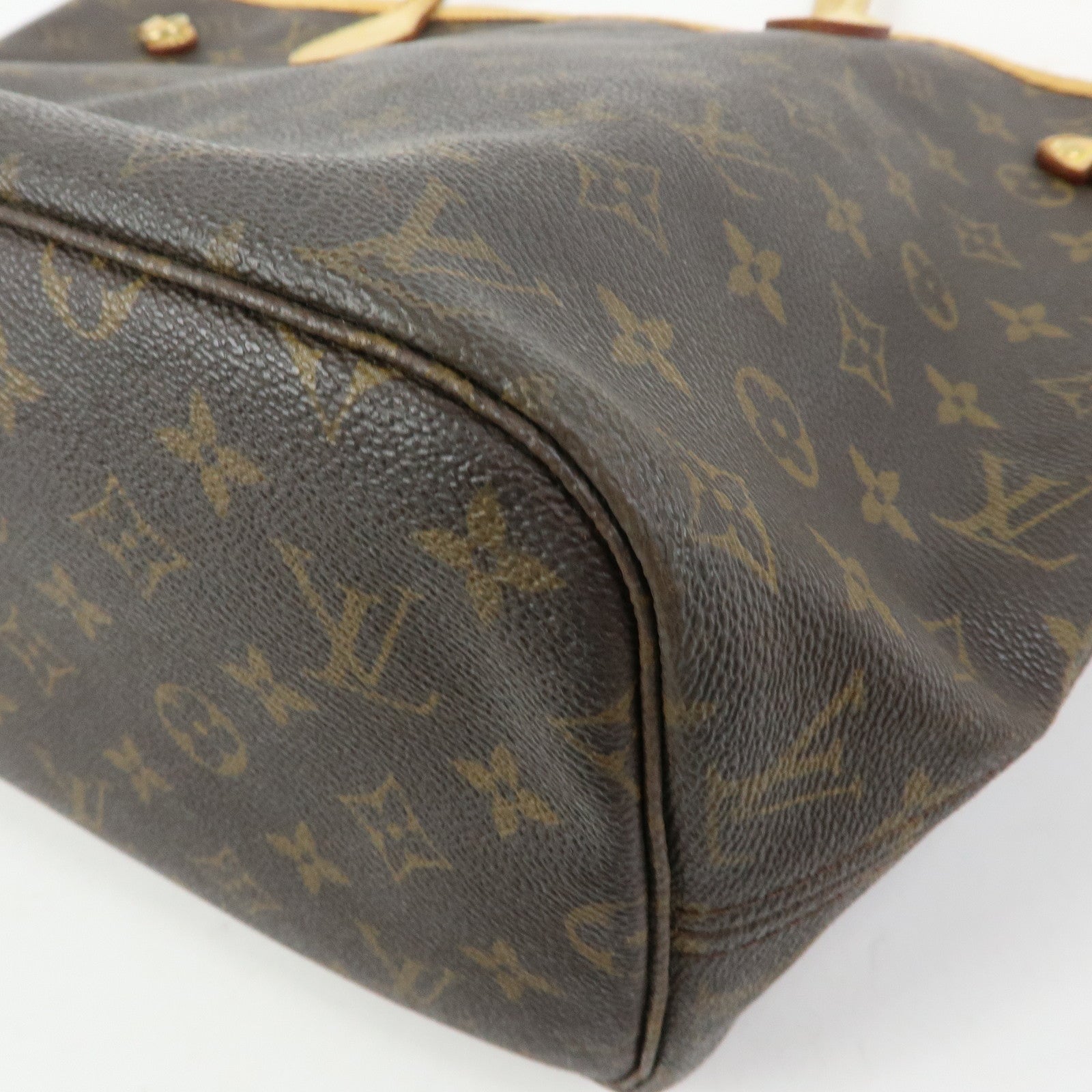 Louis Vuitton Monogram Neverfull MM Tote Shoulder Bag Brown M40156