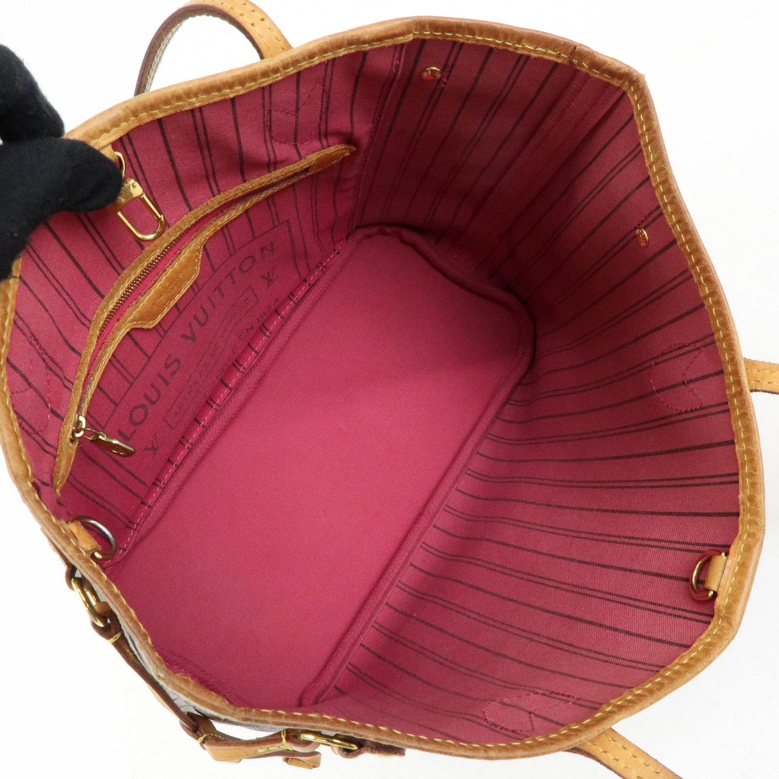 Louis Vuitton Monogram Neverfull PM Tote Bag Brown M41245