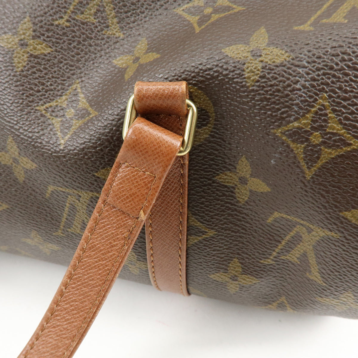 Louis Vuitton Monogram Papillon 30 Hand Bag Brown M51365