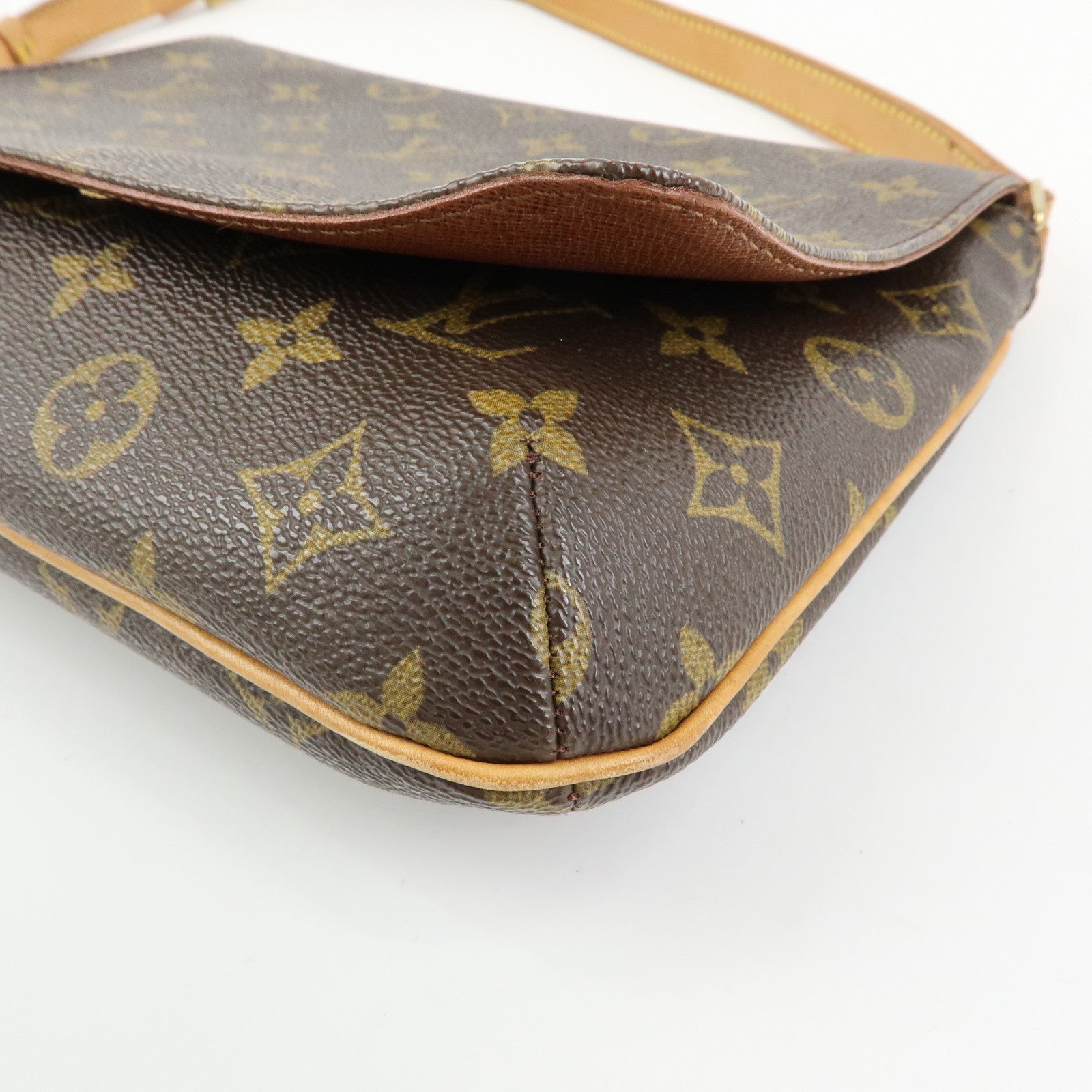 Louis Vuitton Monogram Musette Tango Short Shoulder Bag Brown M51257