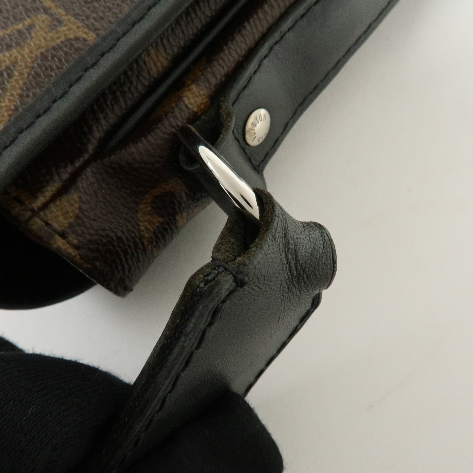 Louis Vuitton Macassar Bass MM Shoulder Bag Crossbody Bag Brown M56715