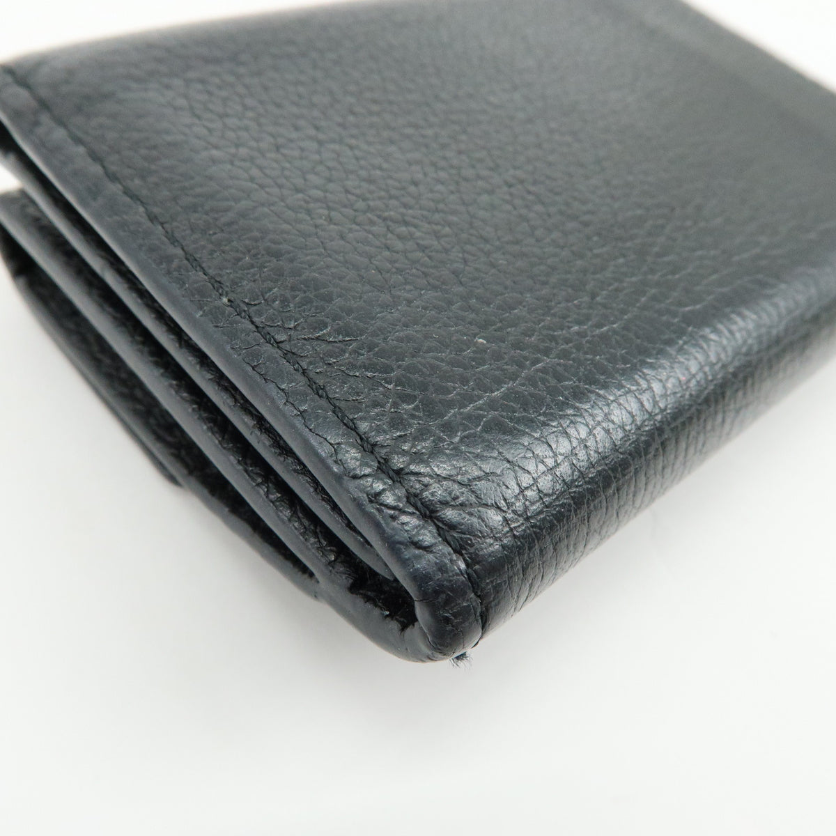 Louis Vuitton Portefeuille Lock Mini Compact Wallet Noir M63921