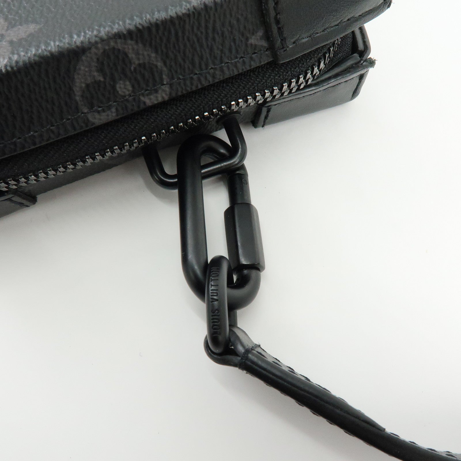 Louis Vuitton Monogram Eclipse Soft Trunk Wallet Shoulder Bag M69838