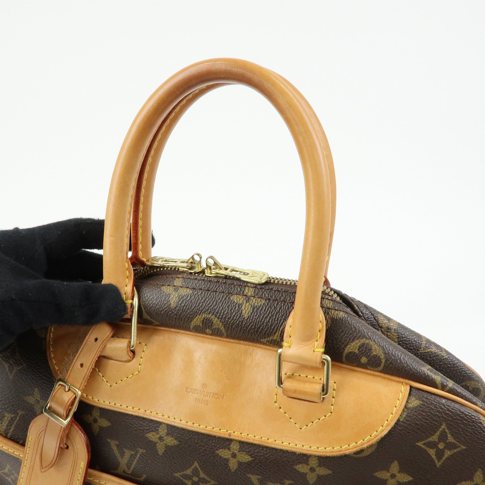 Louis Vuitton Monogram Canvas Deauville Hand Bag Brown M47270