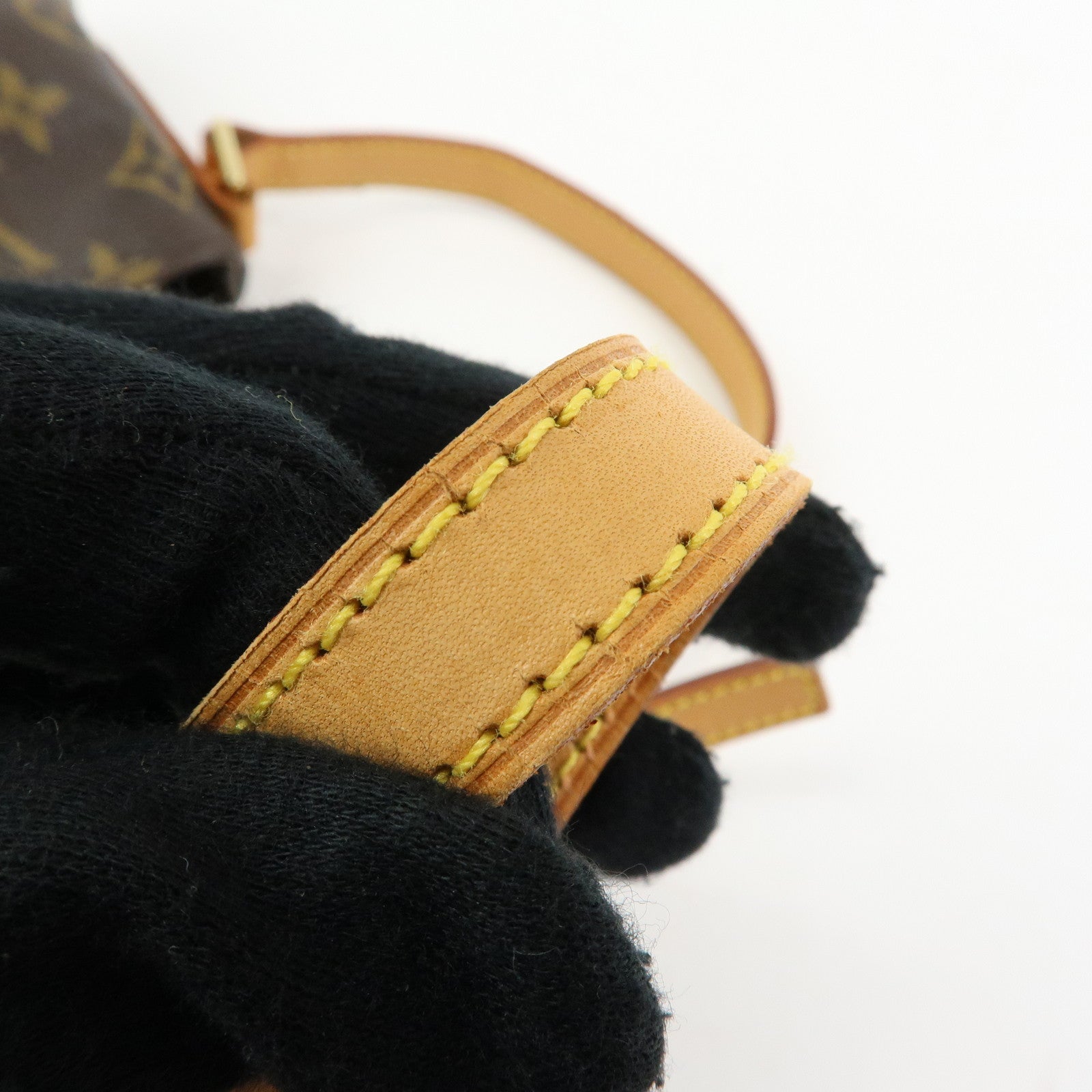 Louis Vuitton Monogram Trotteur Canvas Shoulder Bag Brown M51240