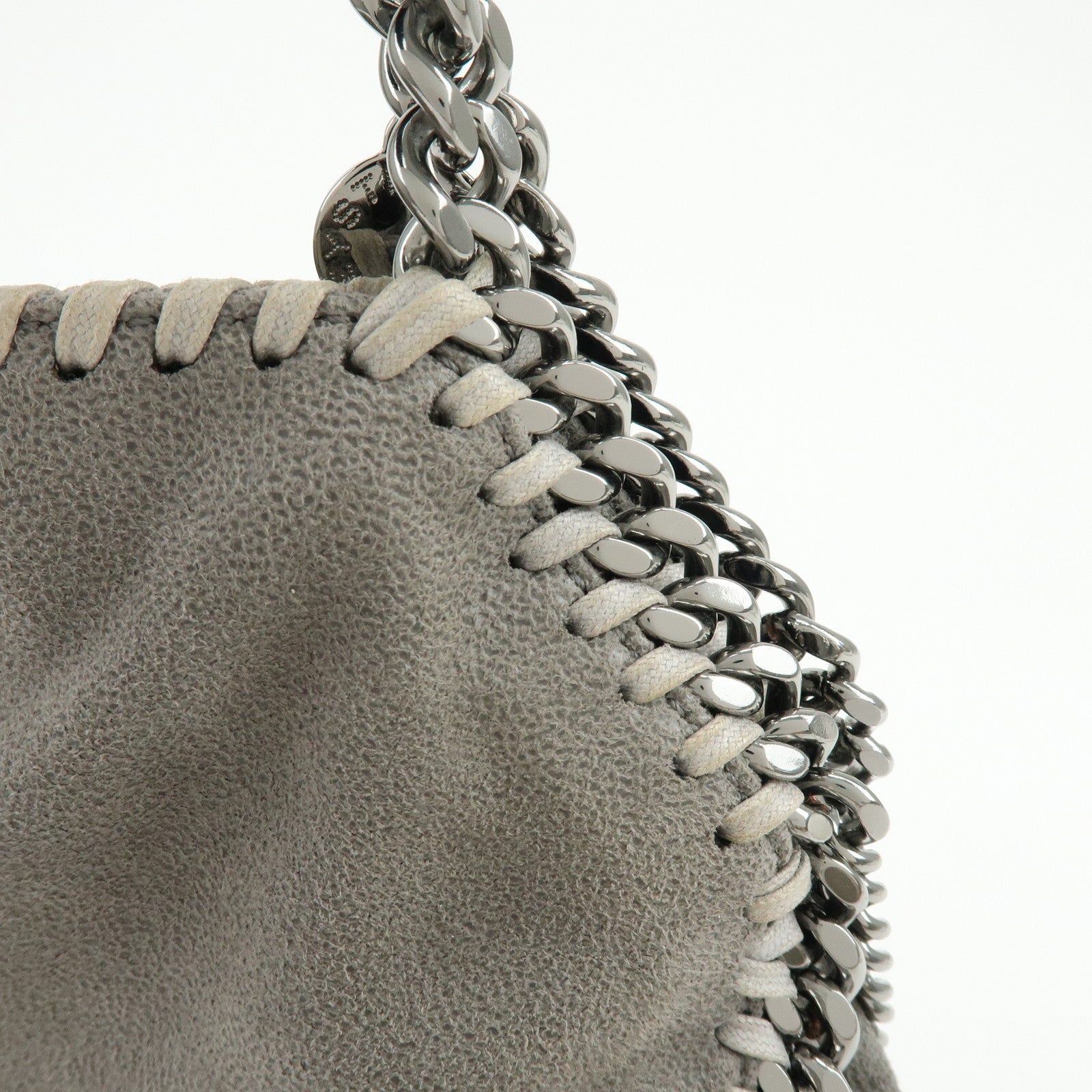 STELLA MCCARTNEY Falabella Faux Leather 2Way Bag Grey 371223