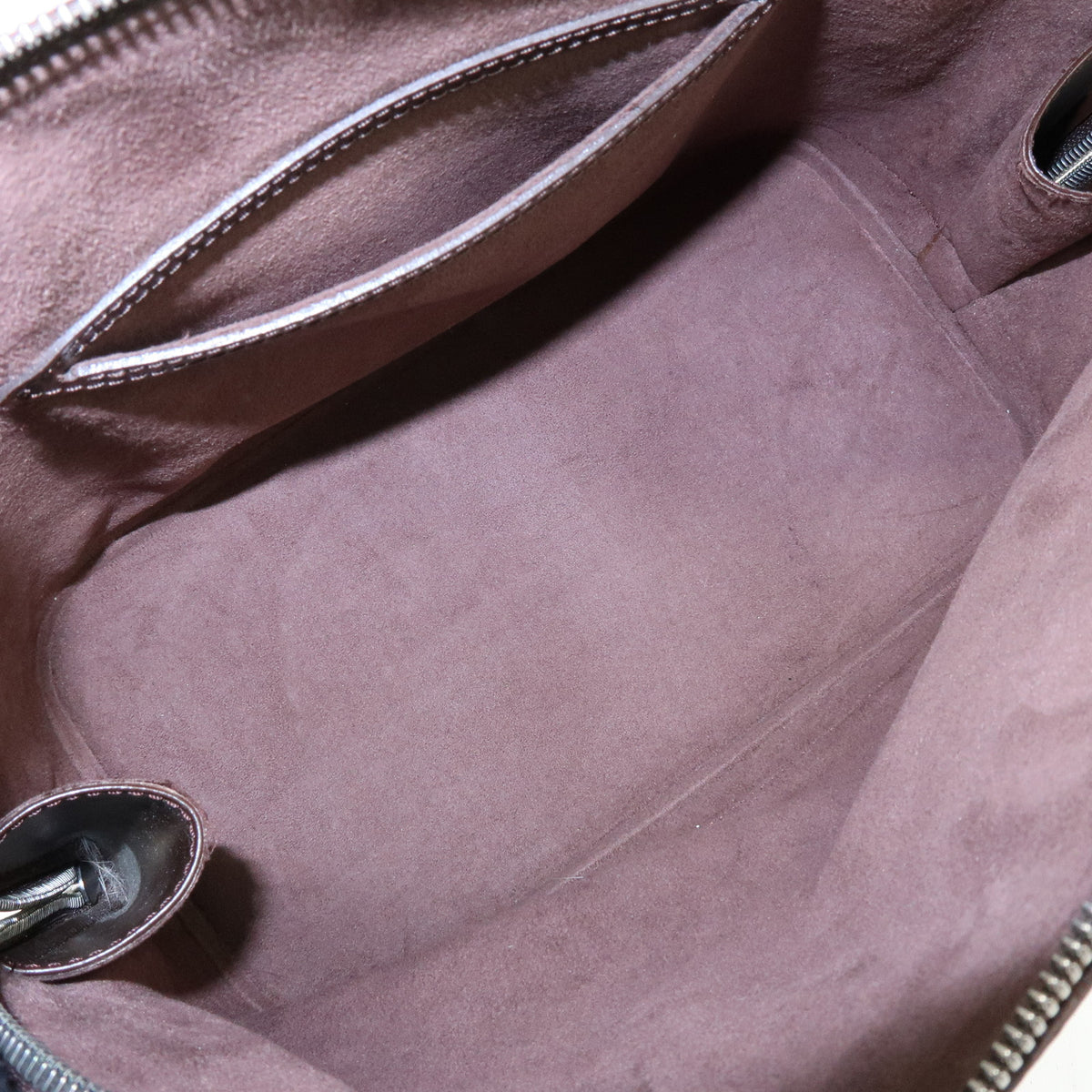 Louis Vuitton Epi Alma Leather Hand Bag Moca M5280D