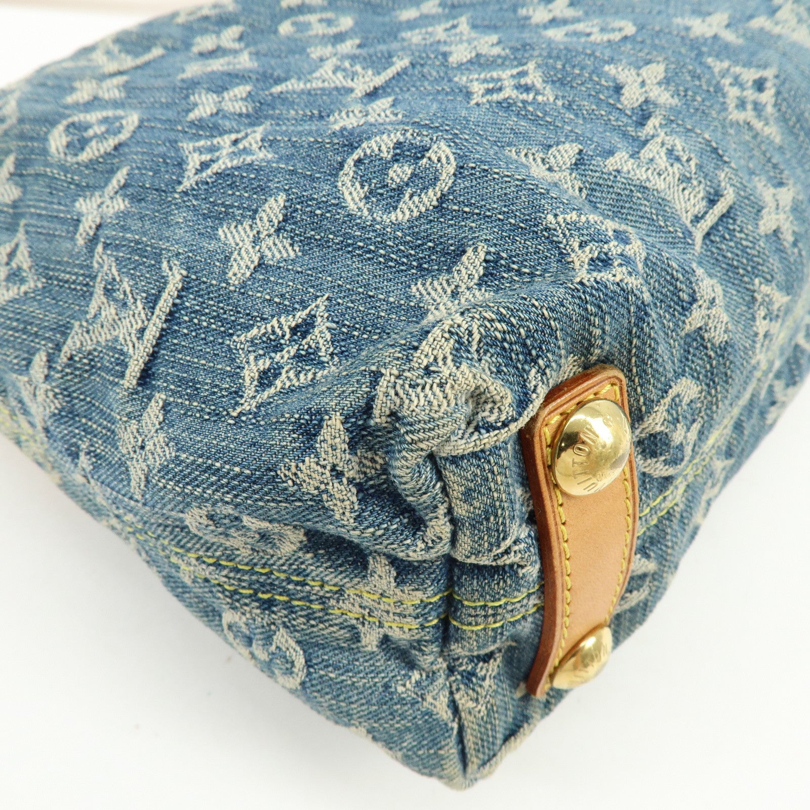 Louis Vuitton Monogram Denim Baggy PM 2Way Bag Shoulder Bag M95049