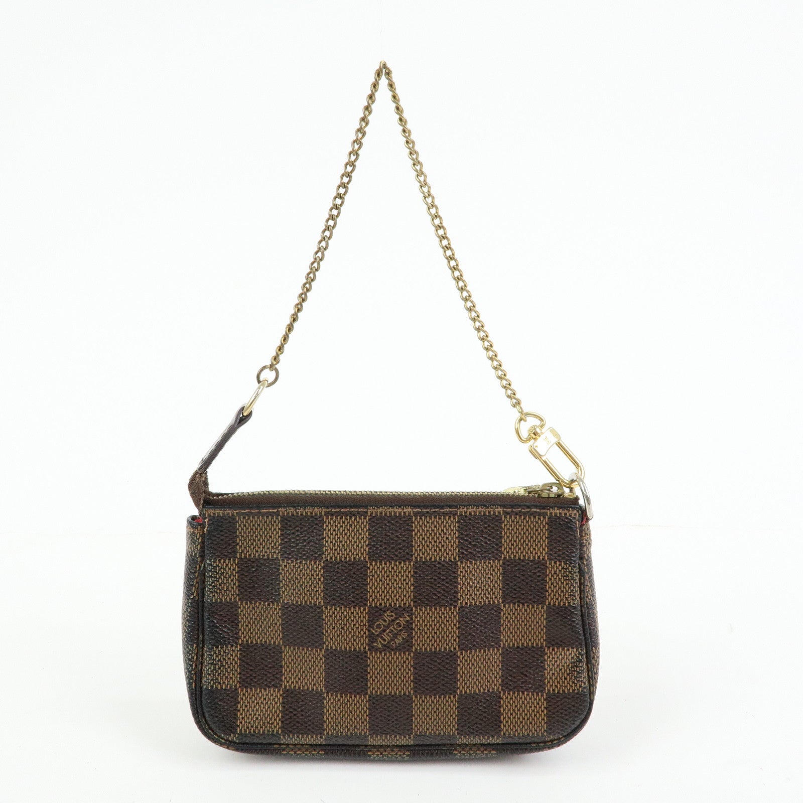 Louis Vuitton Damier T&B Mini Pochette Accessoires Pouch Brown N58011