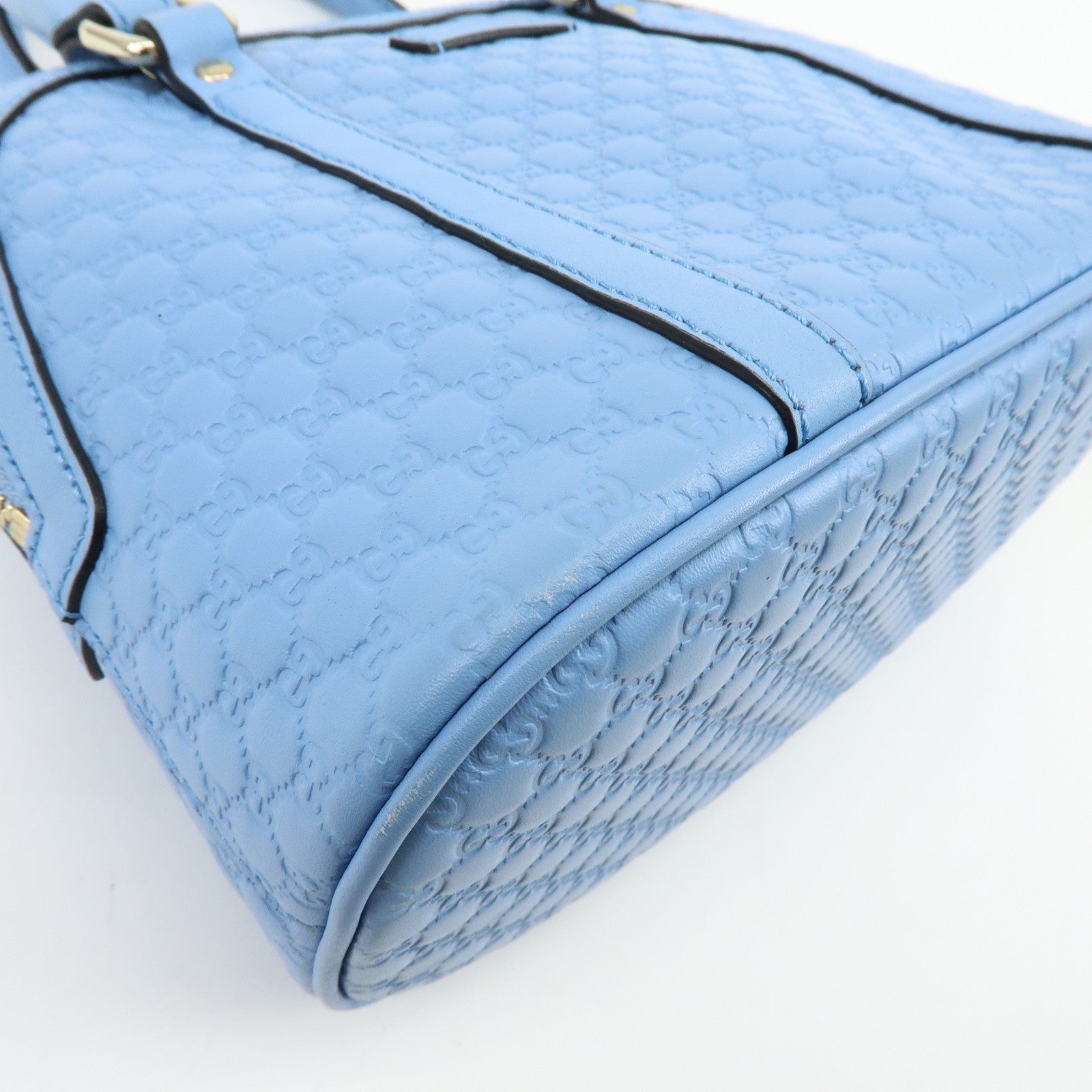 GUCCI Microguccissima Leather 2Way Bag Hand Bag Shoulder Bag 449654