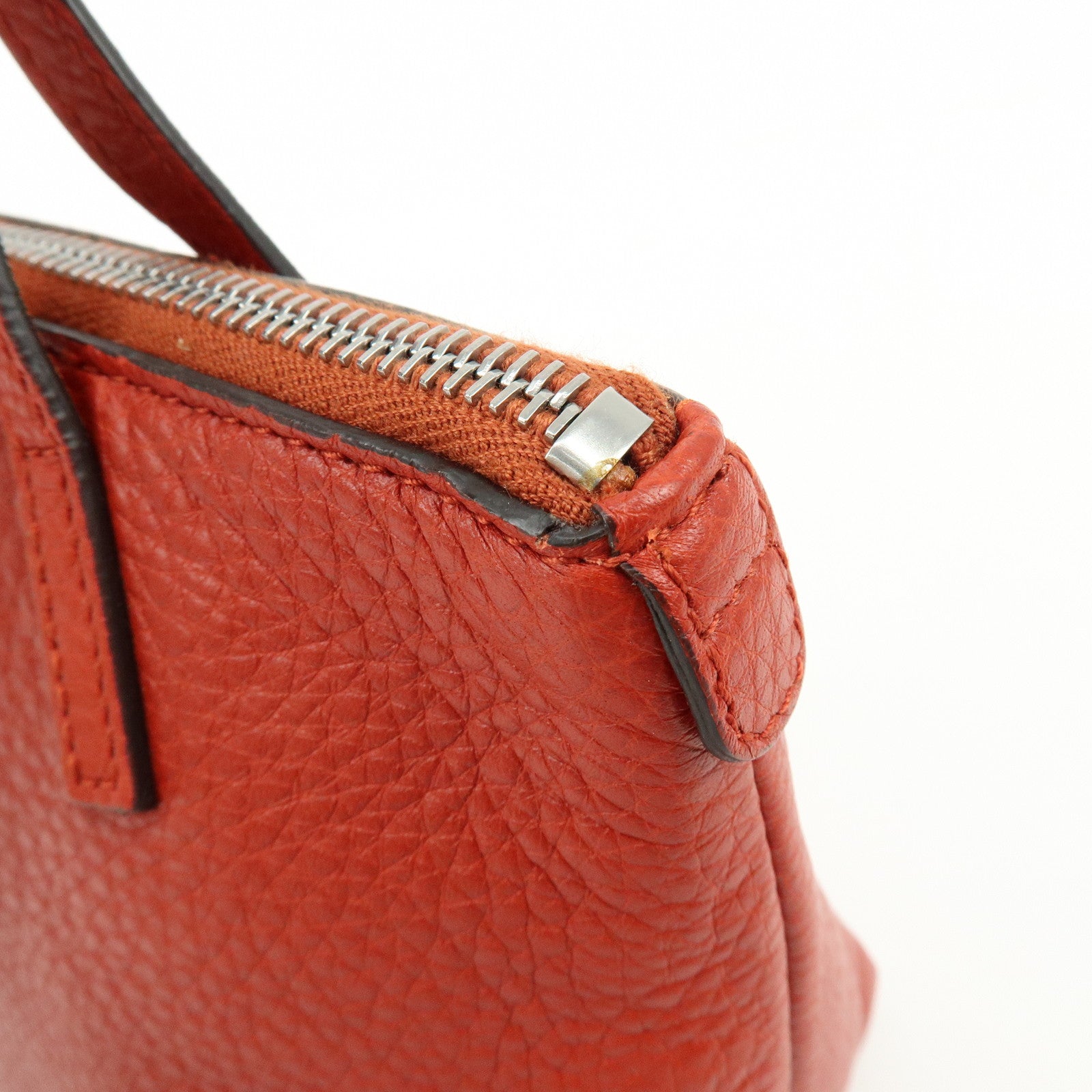 GUCCI Children's Interlocking G SOHO Leather Hand Bag Red 340618