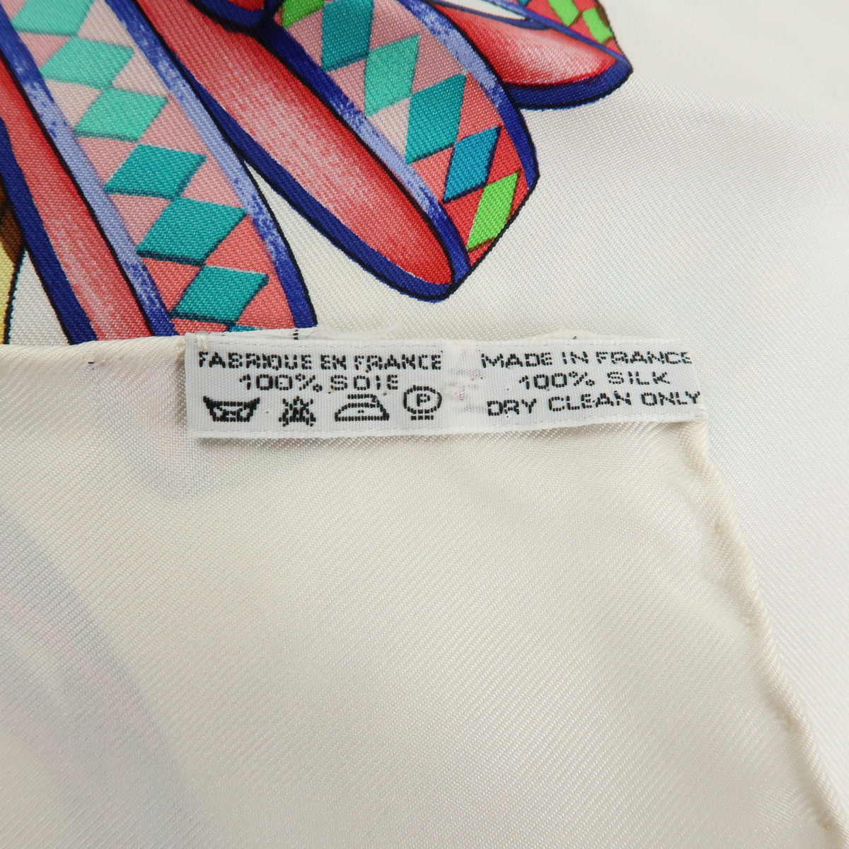 HERMES Carre 90 Lot of 3 Silk 100% Scarf Gray Ivory Light Green