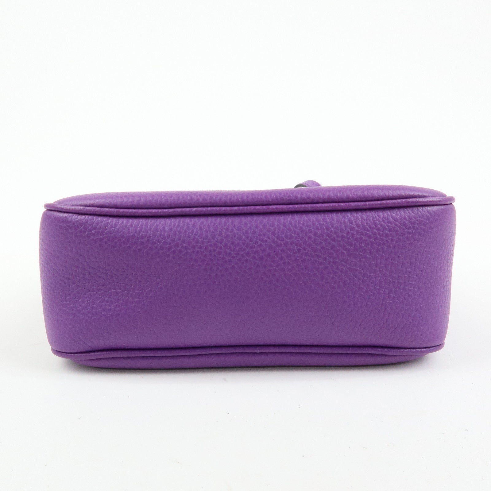 GUCCI SOHO Interlocking G Leahter Disco Bag Shoulder Bag Purple 308364