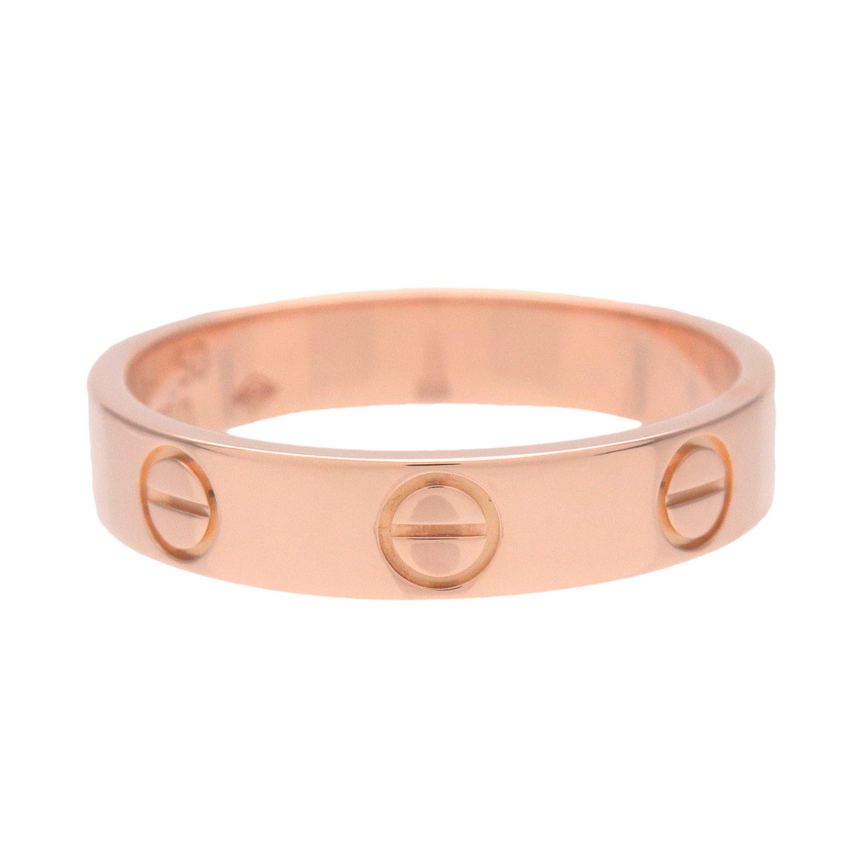 Cartier Mini Love Ring K18 750PG Rose Gold #50 US5.25 EU50 HK11.5