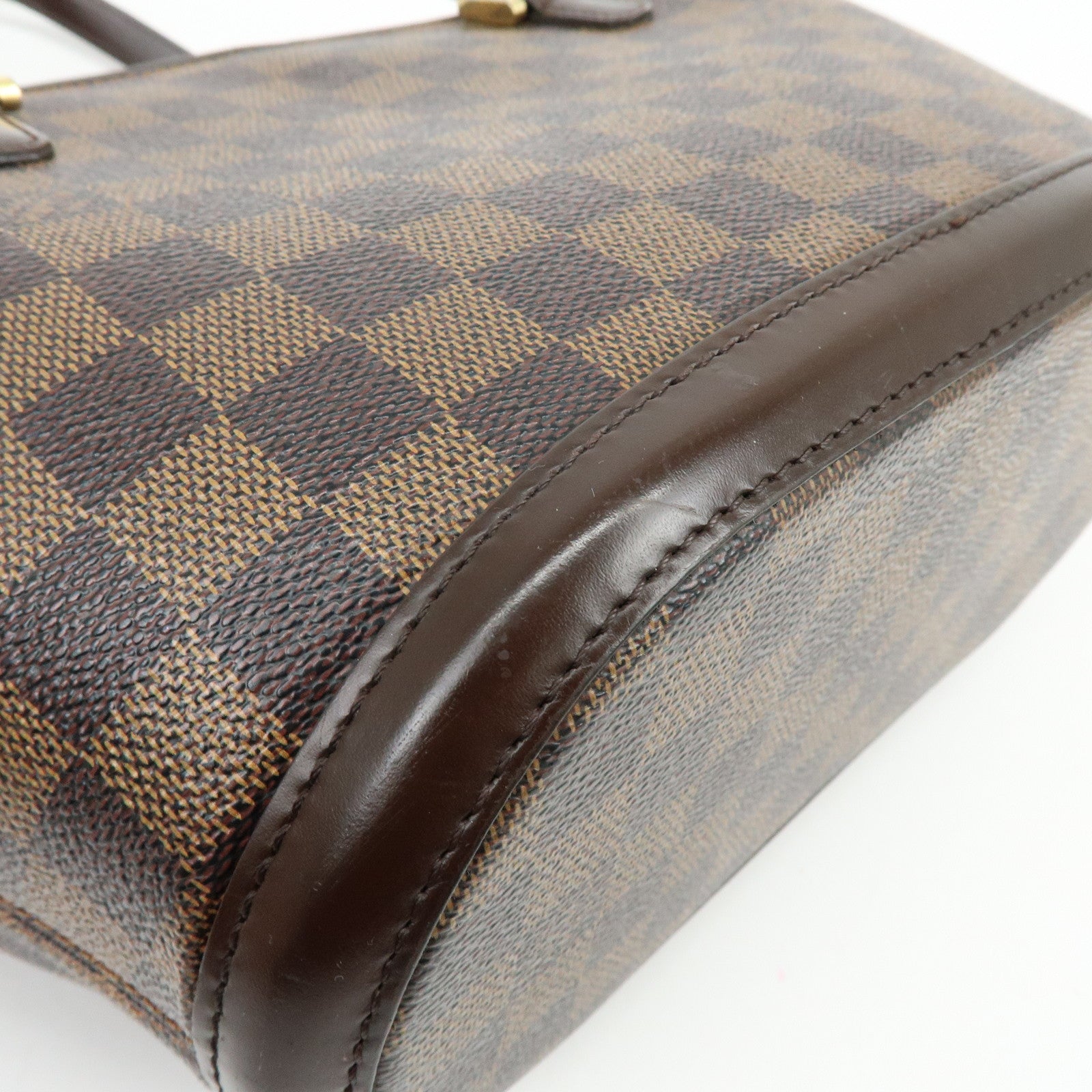 Louis Vuitton Manosque PM Damier Canvas Tote Bag Ebene N51121