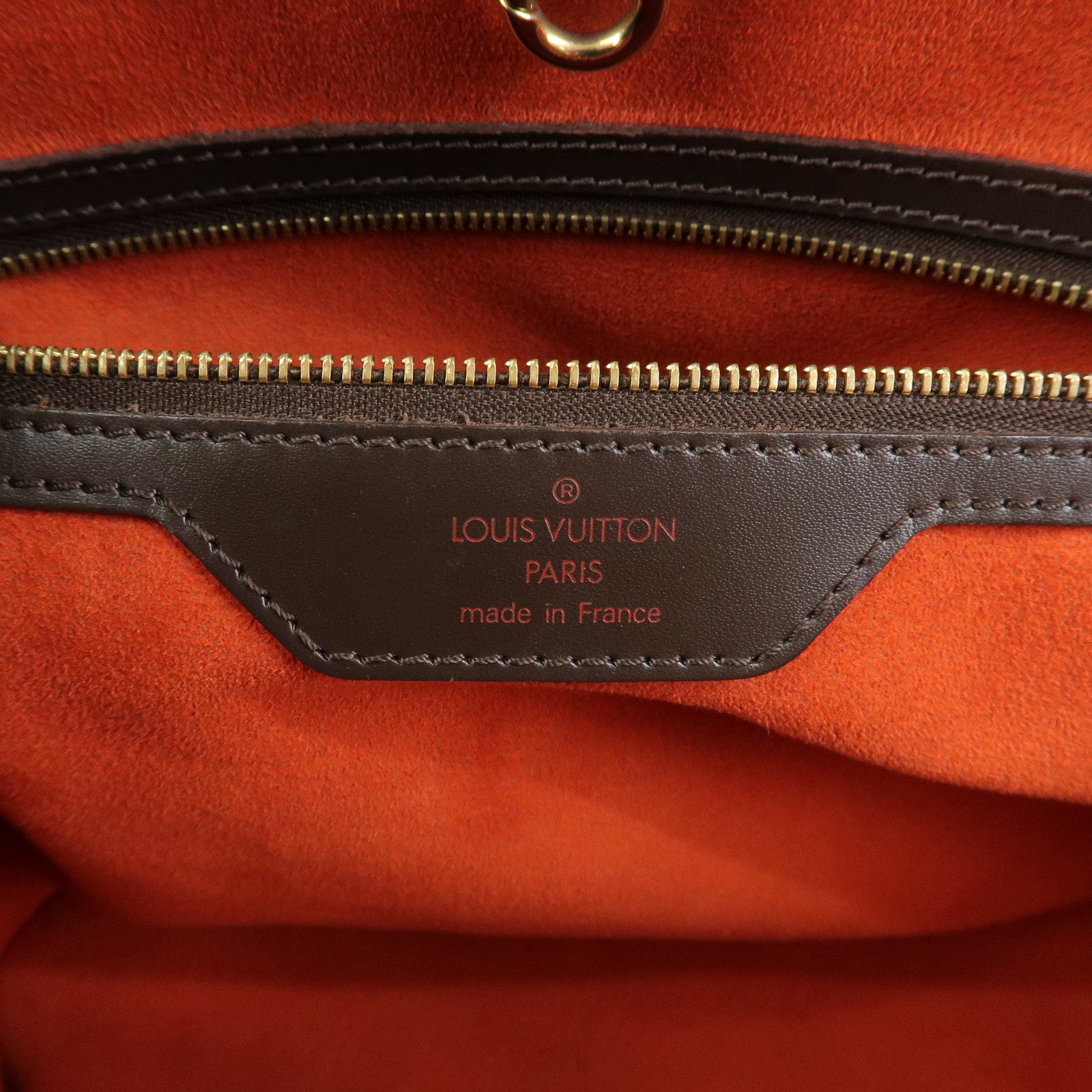 Louis Vuitton Damier Canvas Leather Manosque GM Hand Bag N51120