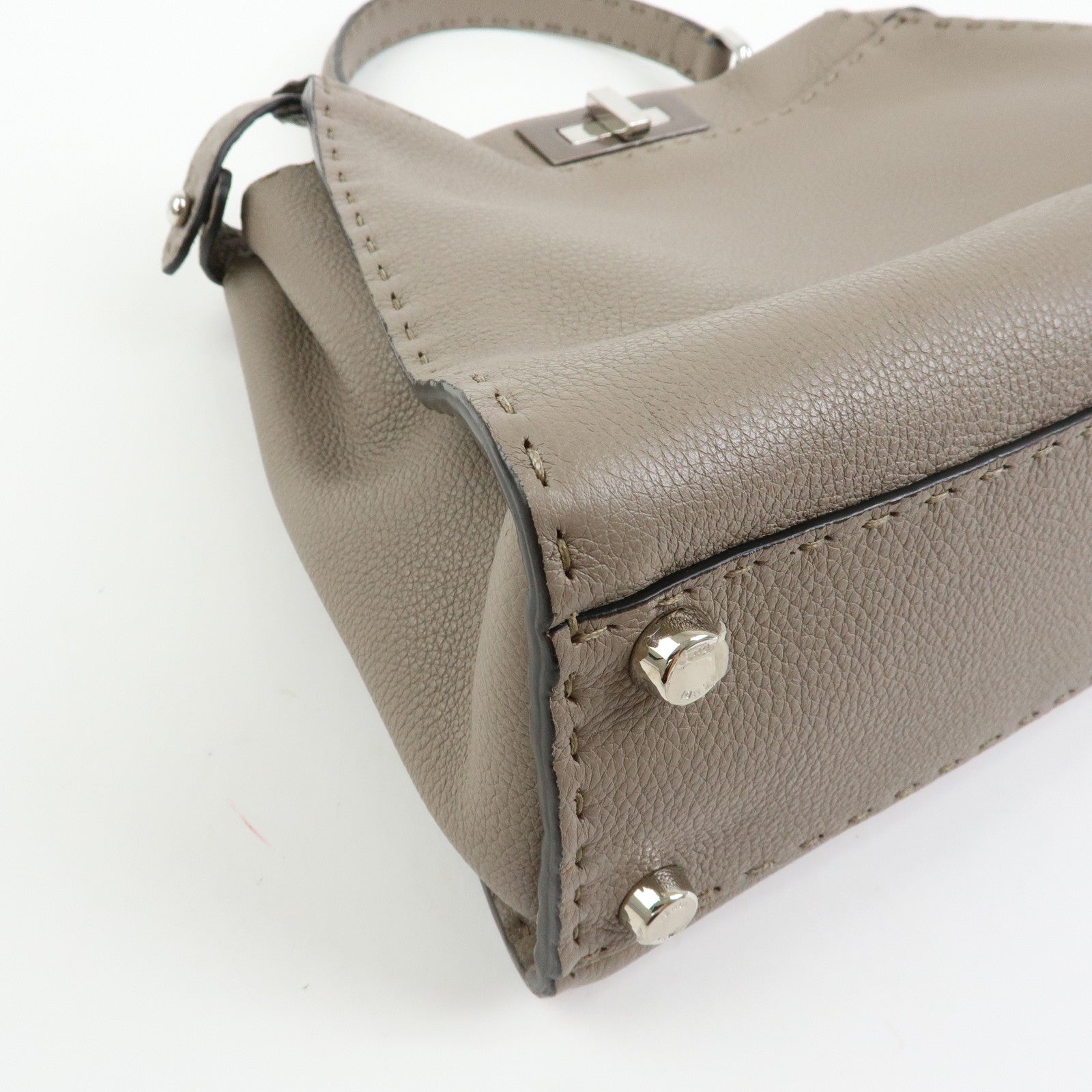 FENDI Peekaboo Medium Celleria 2Way Bag Hand Bag Shoulder Bag 8BN290