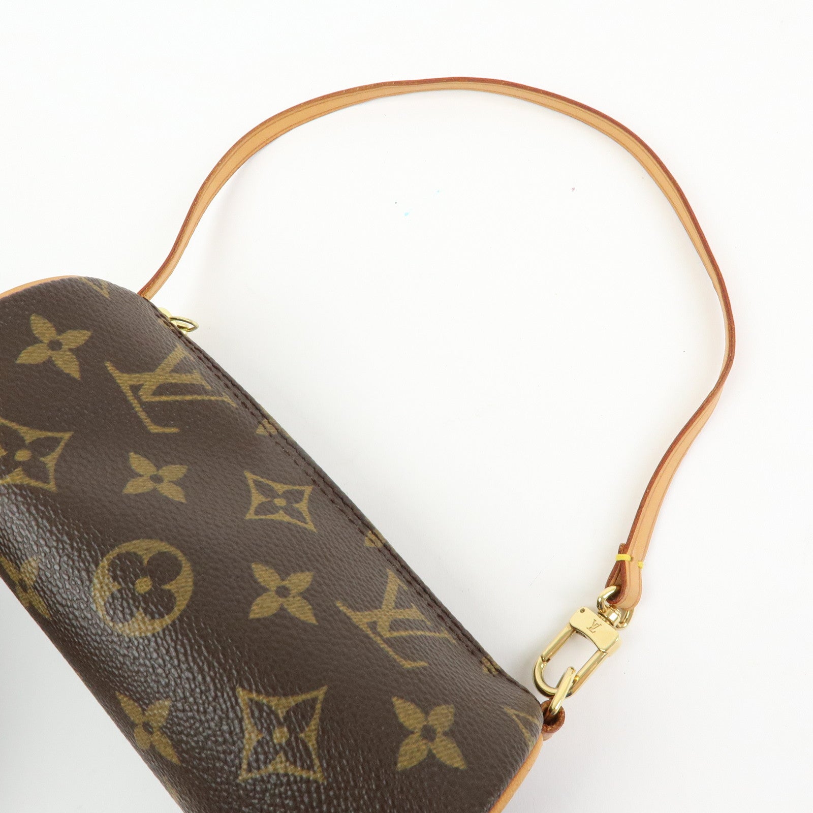 Louis Vuitton Monogram Mini Pouch for Papillon Bag Brown