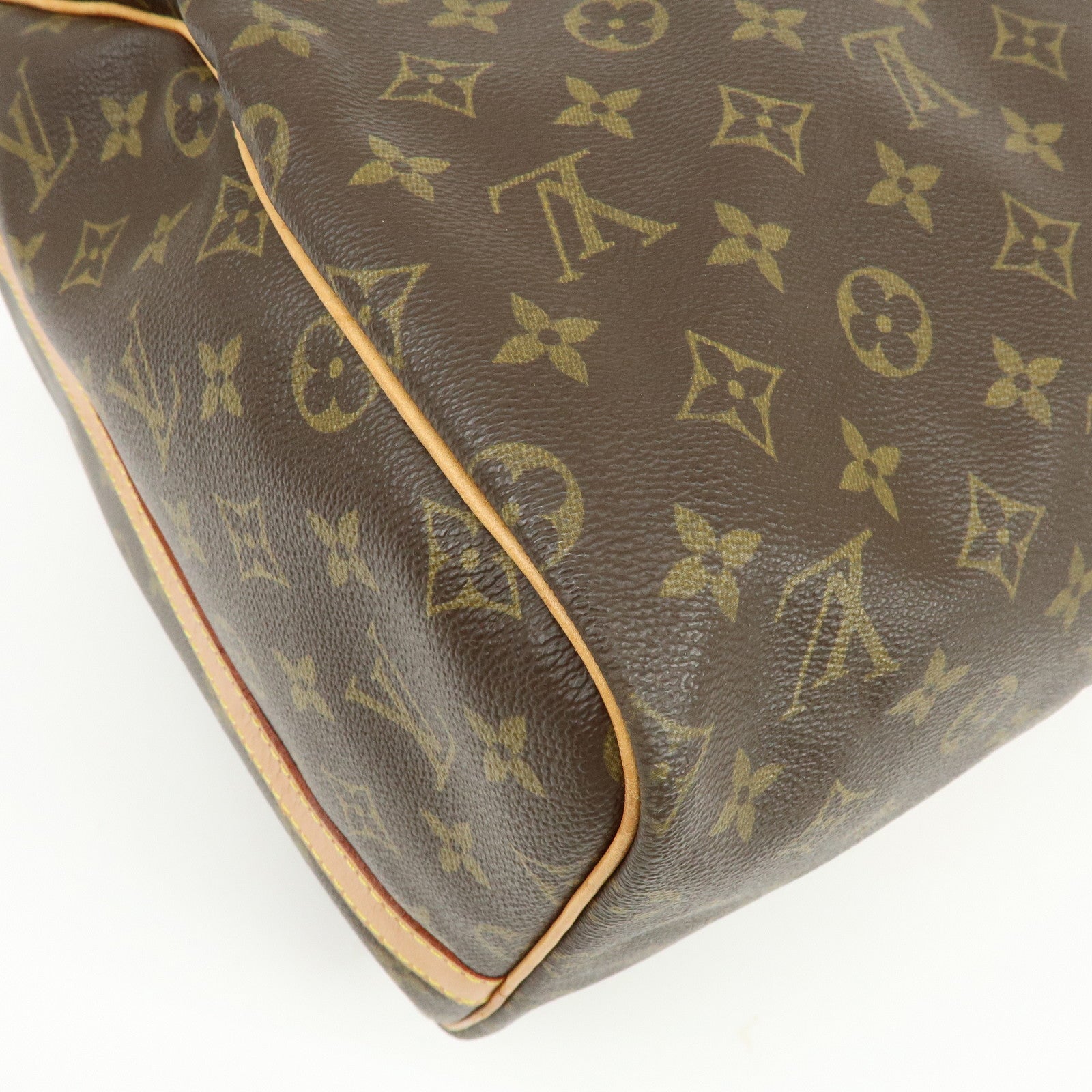Louis Vuitton Keep All Bandouliere 55 Boston Bag Hand Bag Brown M41414