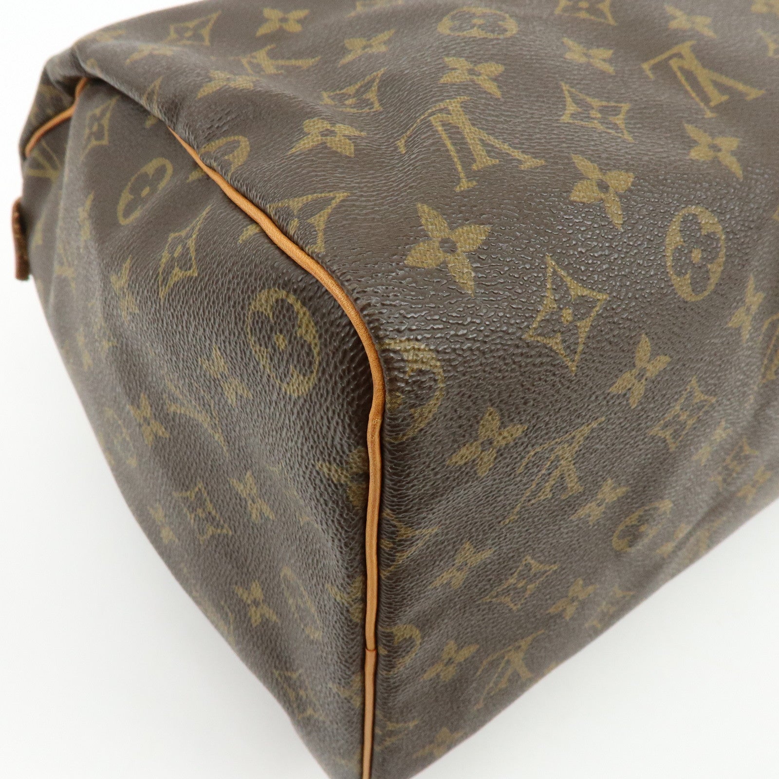 Louis Vuitton Monogram Speedy 40 Hand Bag Boston Bag Brown M41522