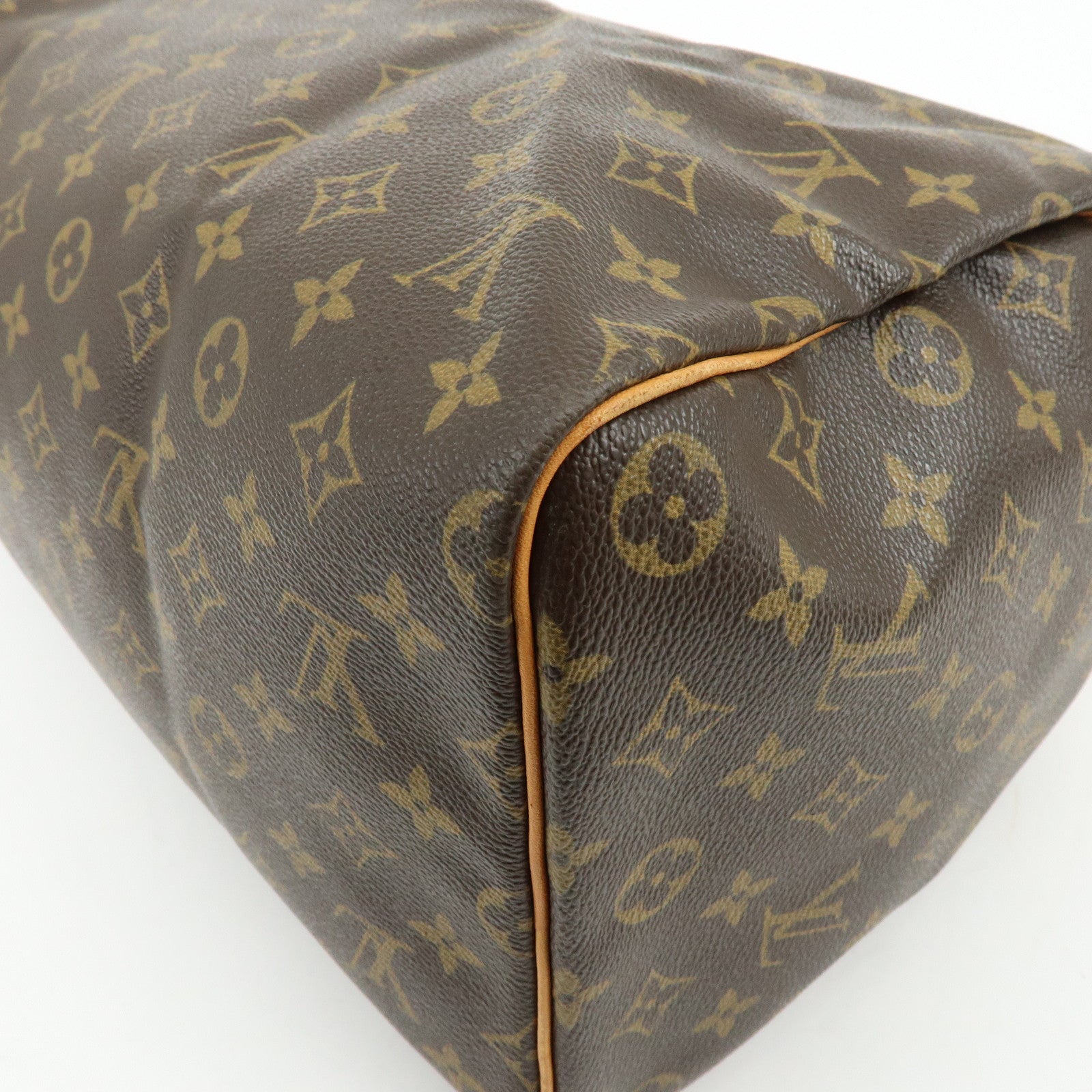Louis Vuitton Monogram Speedy 40 Hand Bag Boston Bag Brown M41522