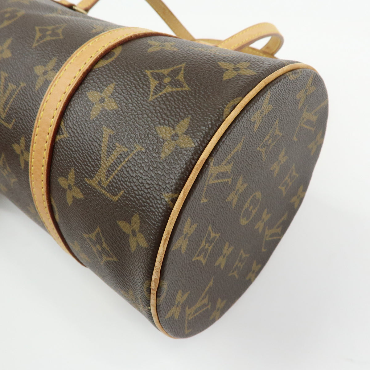 Louis Vuitton Monogram Papillon 30 Hand Bag Brown M51385