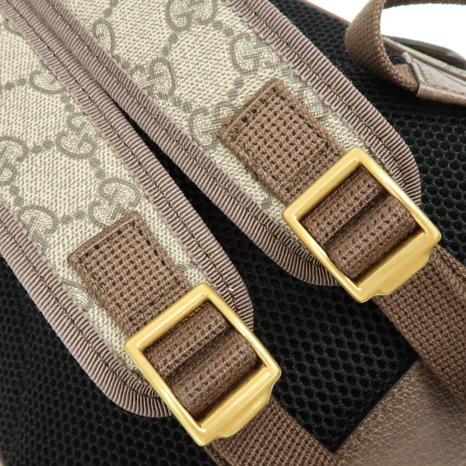 GUCCI Ophidia Sherry Double G GG Supreme Leather Backpack 547965