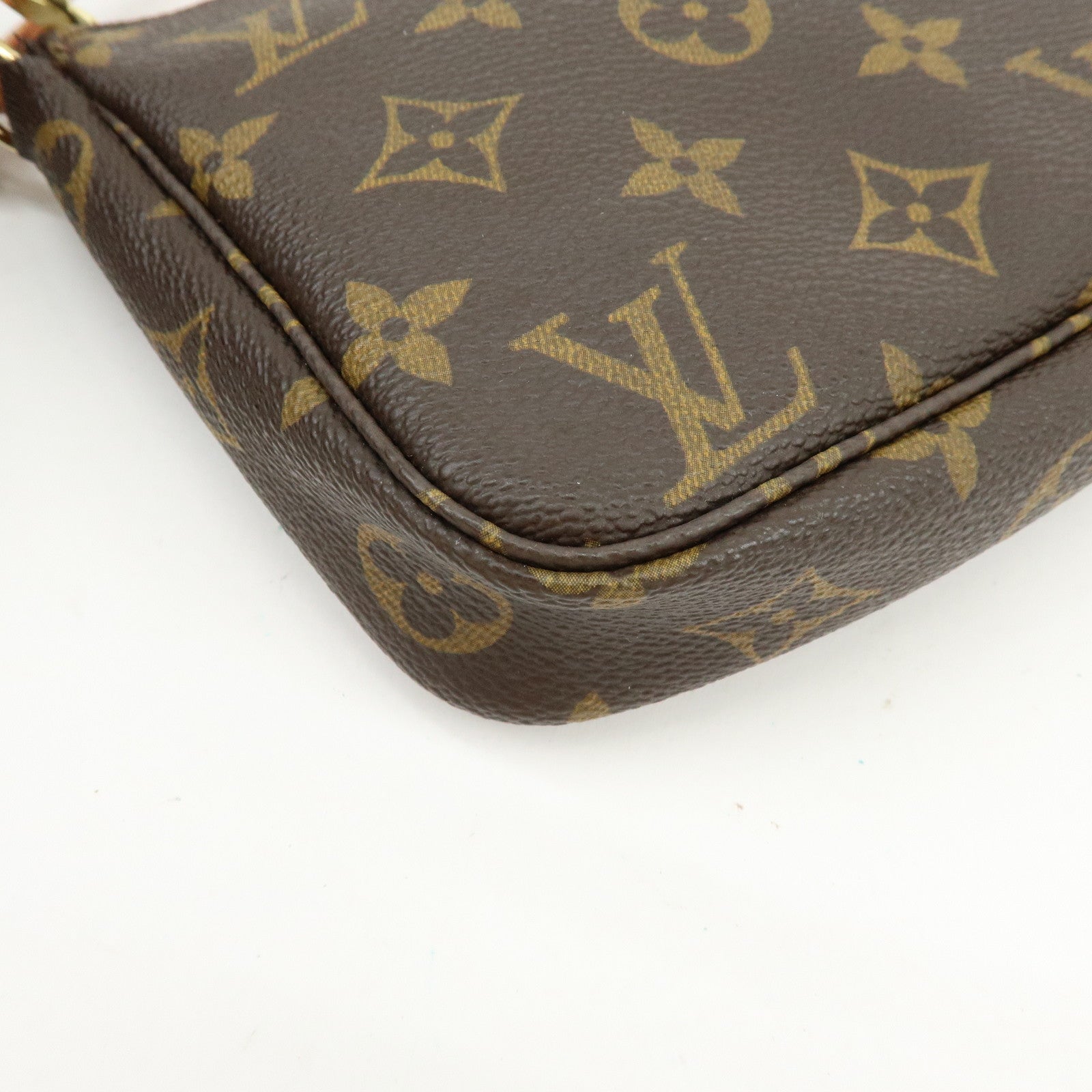 Louis Vuitton Monogram Pochette Accessoires Pouch Hand Bag Brown M51980