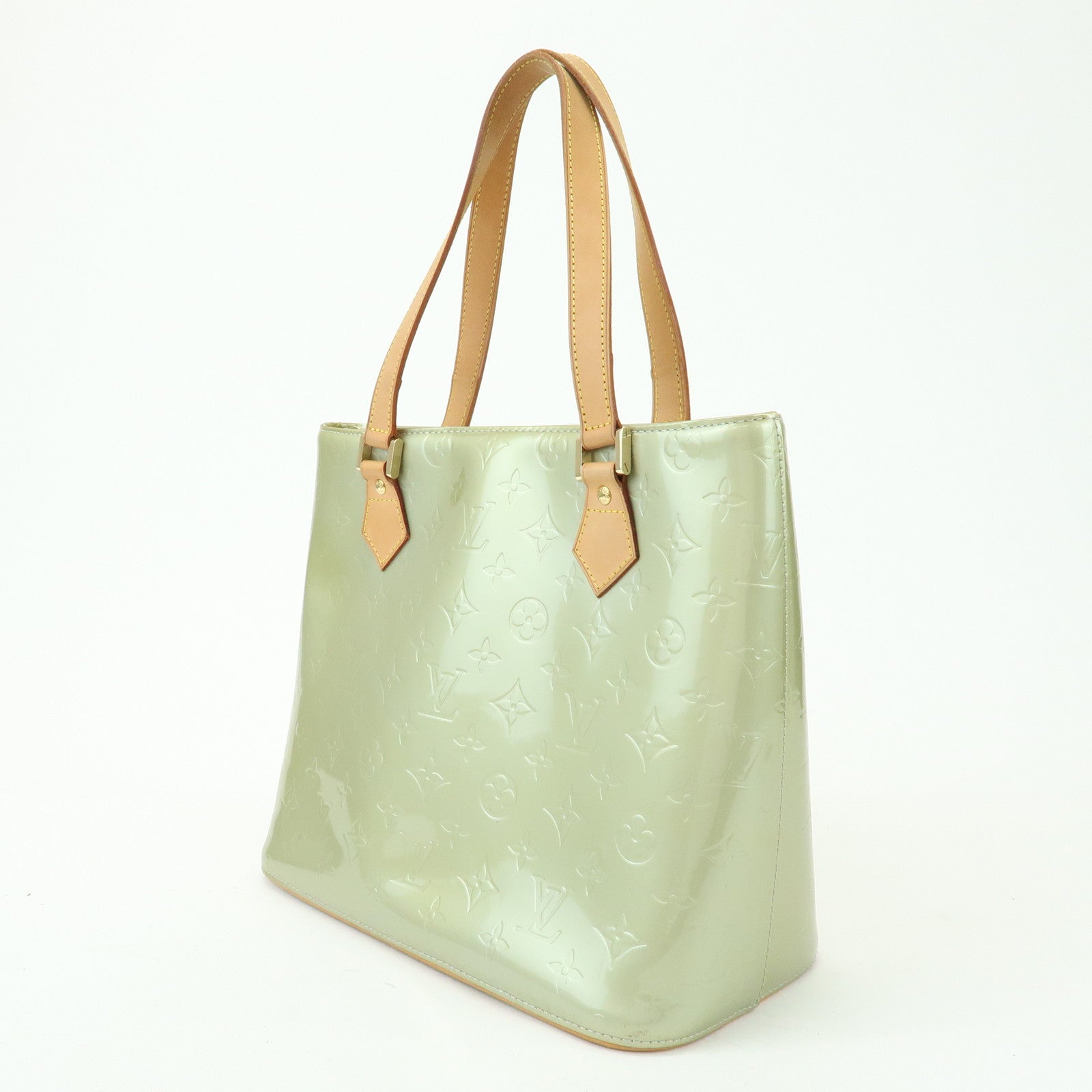 Louis Vuitton Monogram Vernis Houston Hand Bag Gris M91053