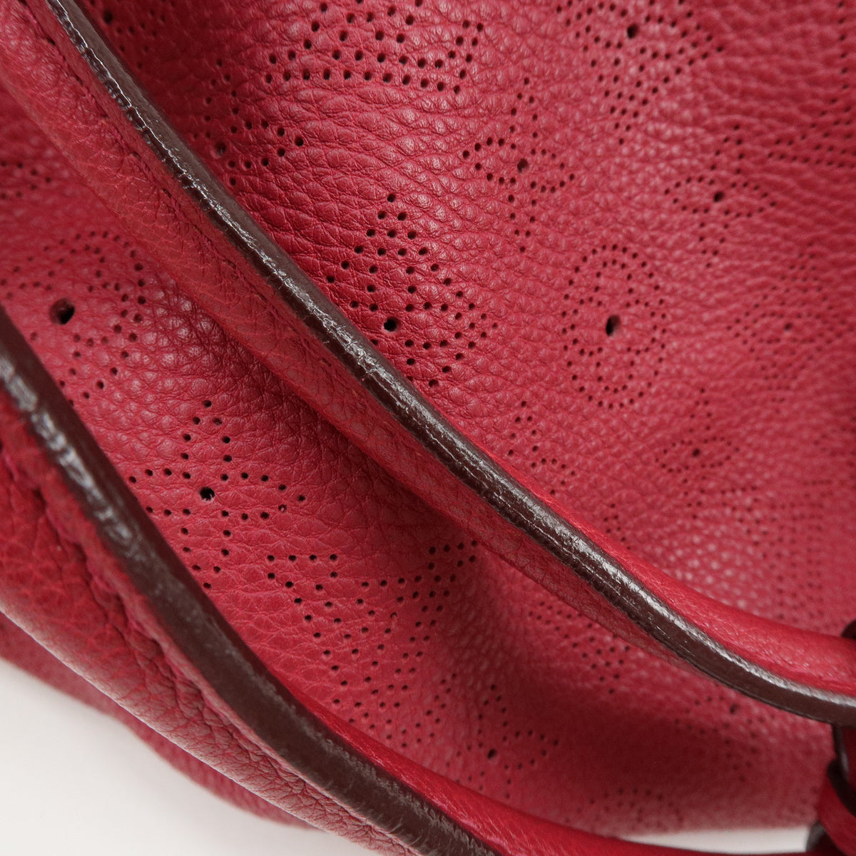 Louis Vuitton Monogram Mahina Galatea PM Shoulder Bag Grenat M93813