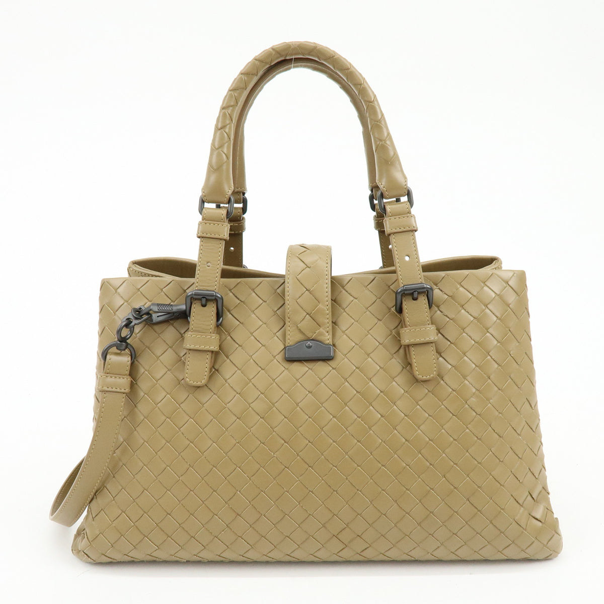 BOTTEGA VENETA Intrecciato Roma 2Way Bag Hand Bag Beige B04296879H