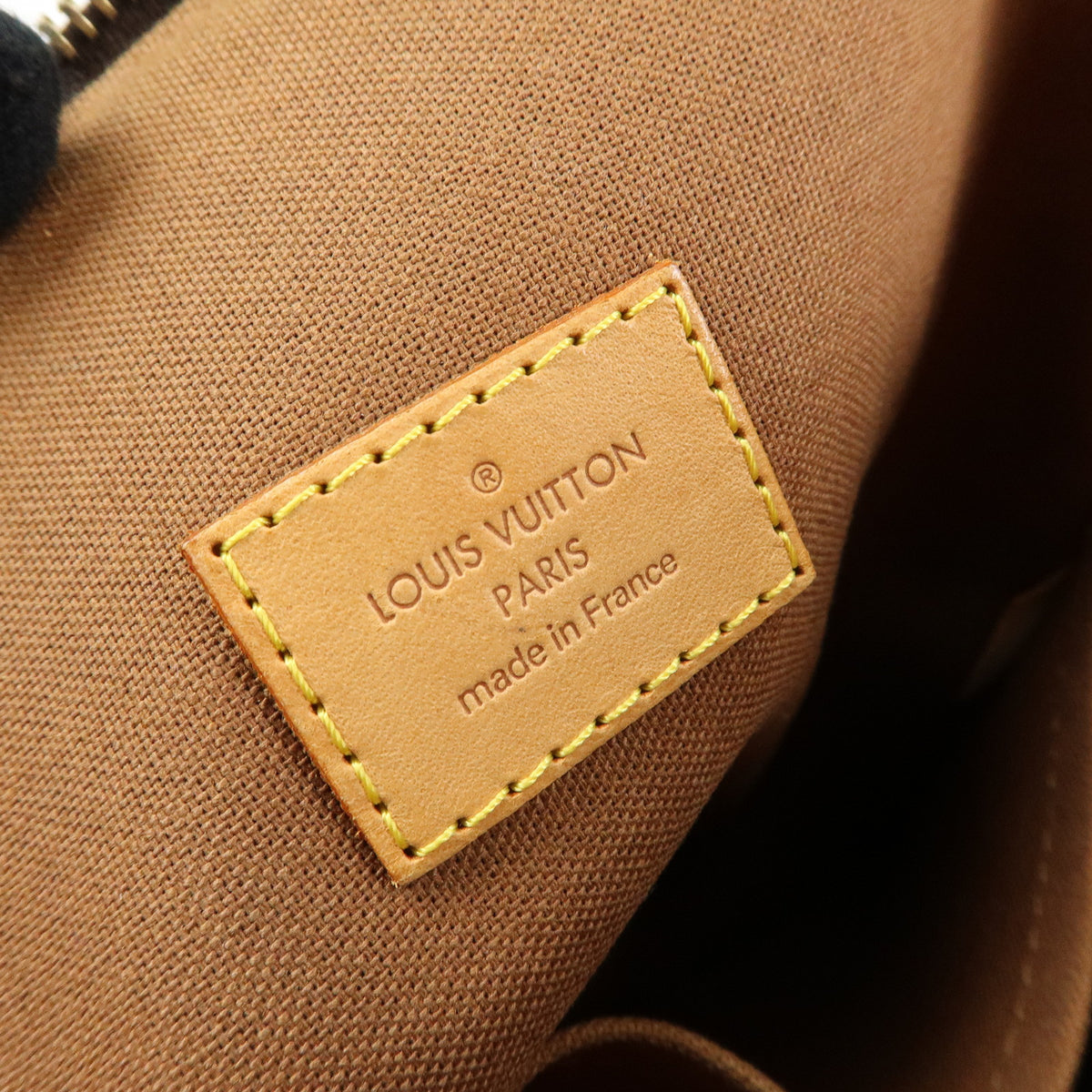 Louis Vuitton Monogram Lockit Hand Bag Tote Bag Brown M40102